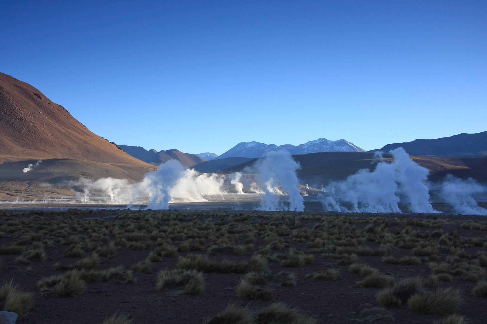 Tatio Geysers at sunrise