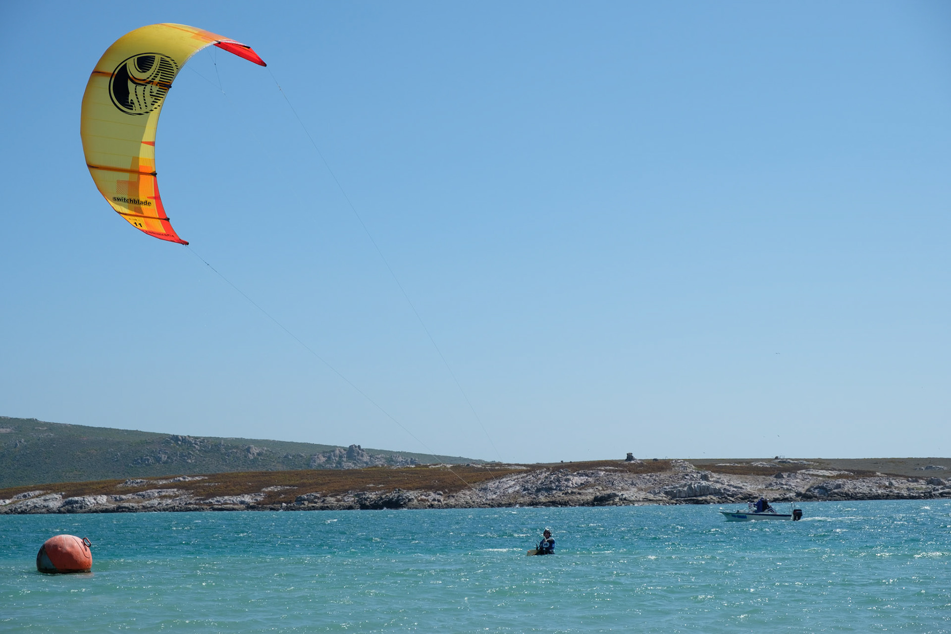 Alex flying his kite