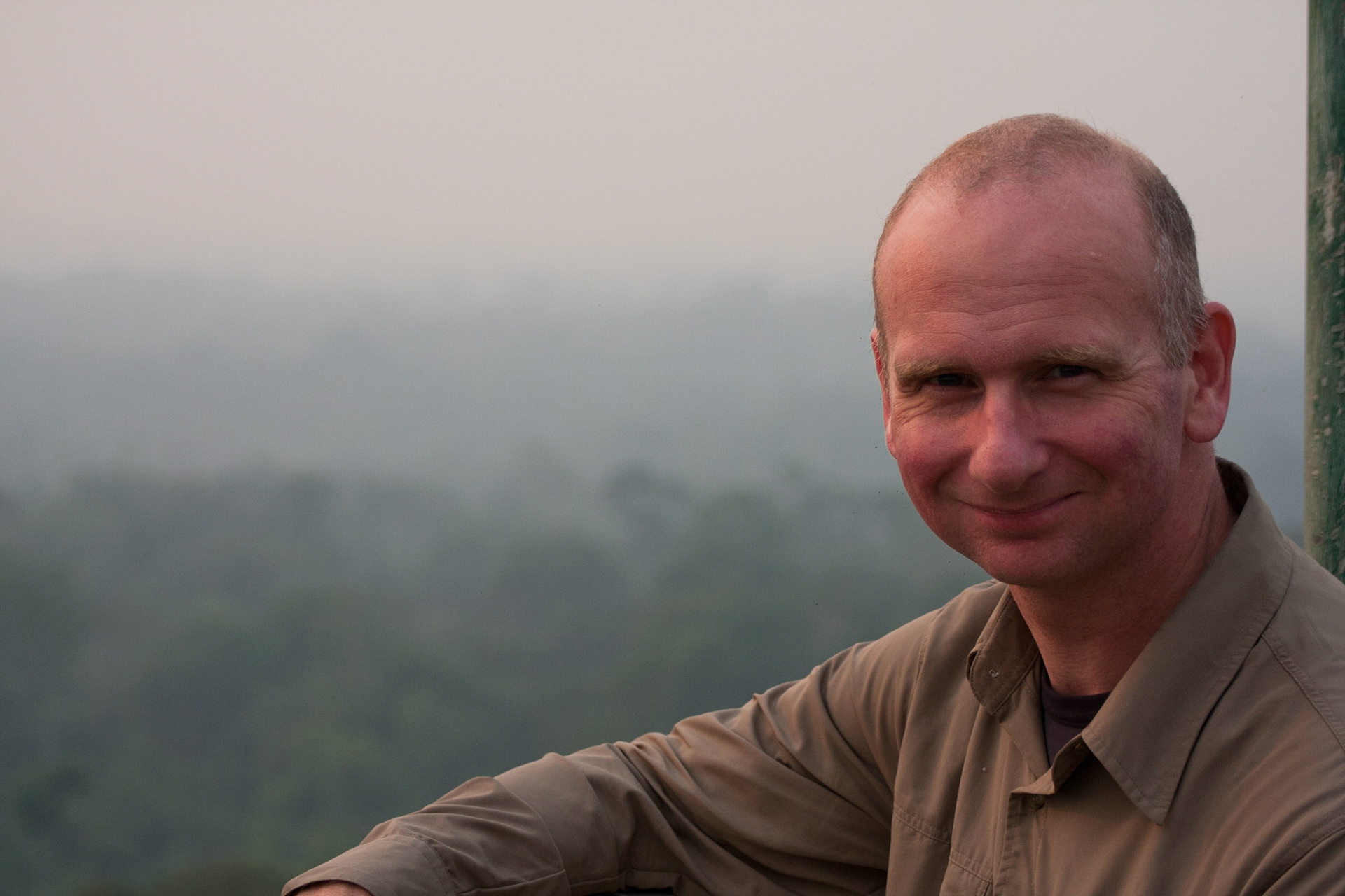 Alex at the top of the tower