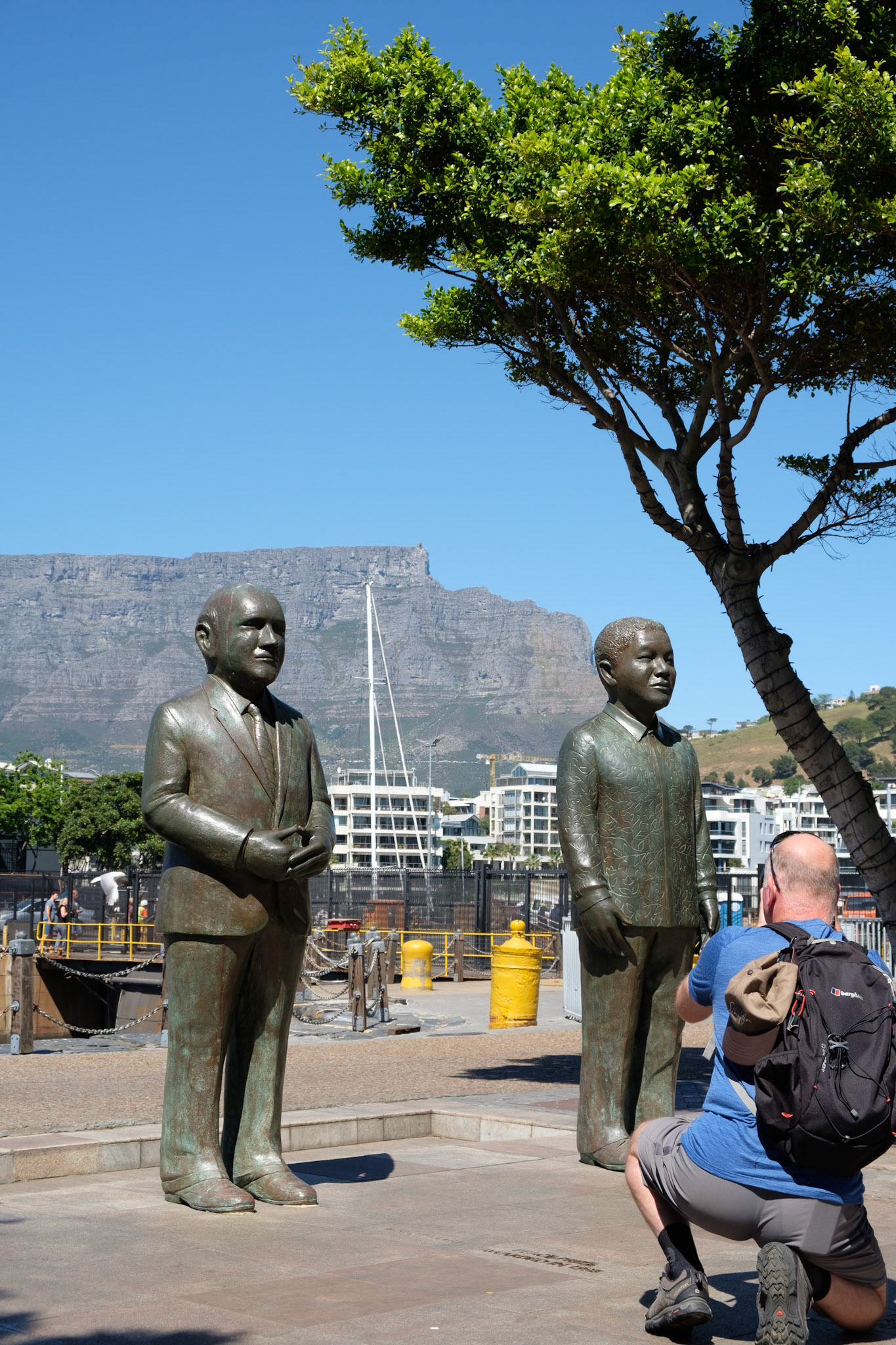 Alex photographing Mandela