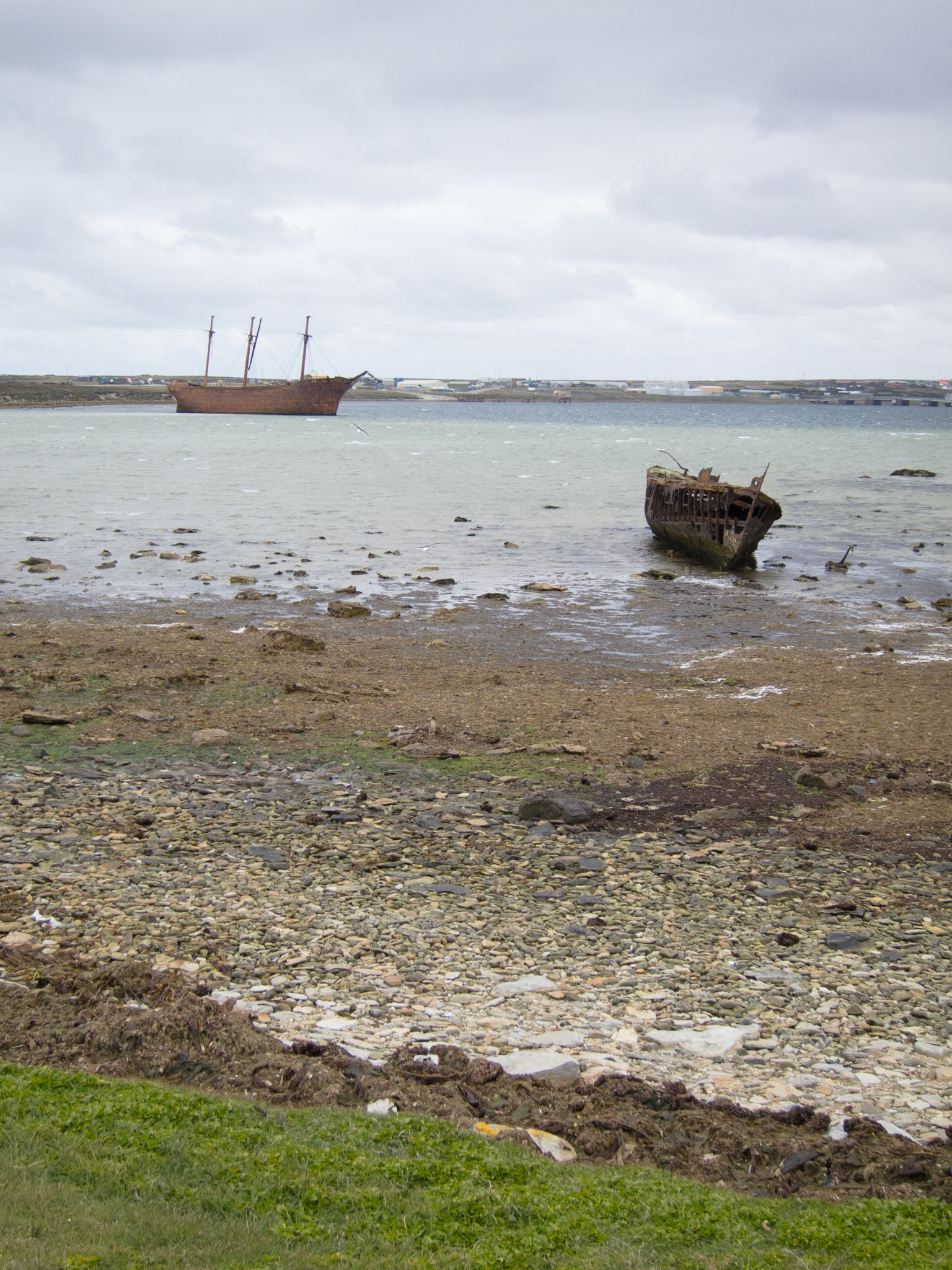 Wreck of the Lady Elizabeth near Stanley