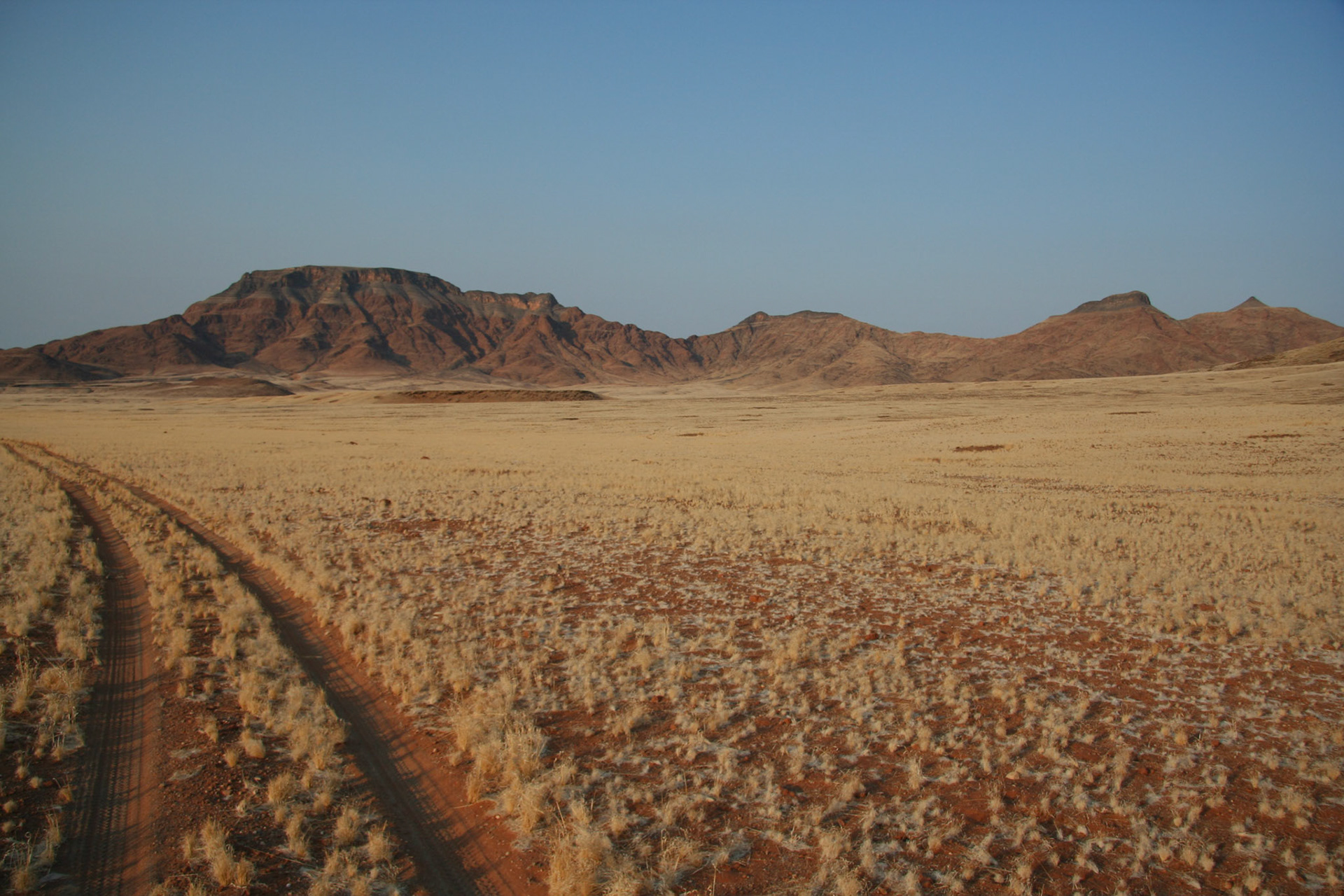 Mountain view from near the petrified dune