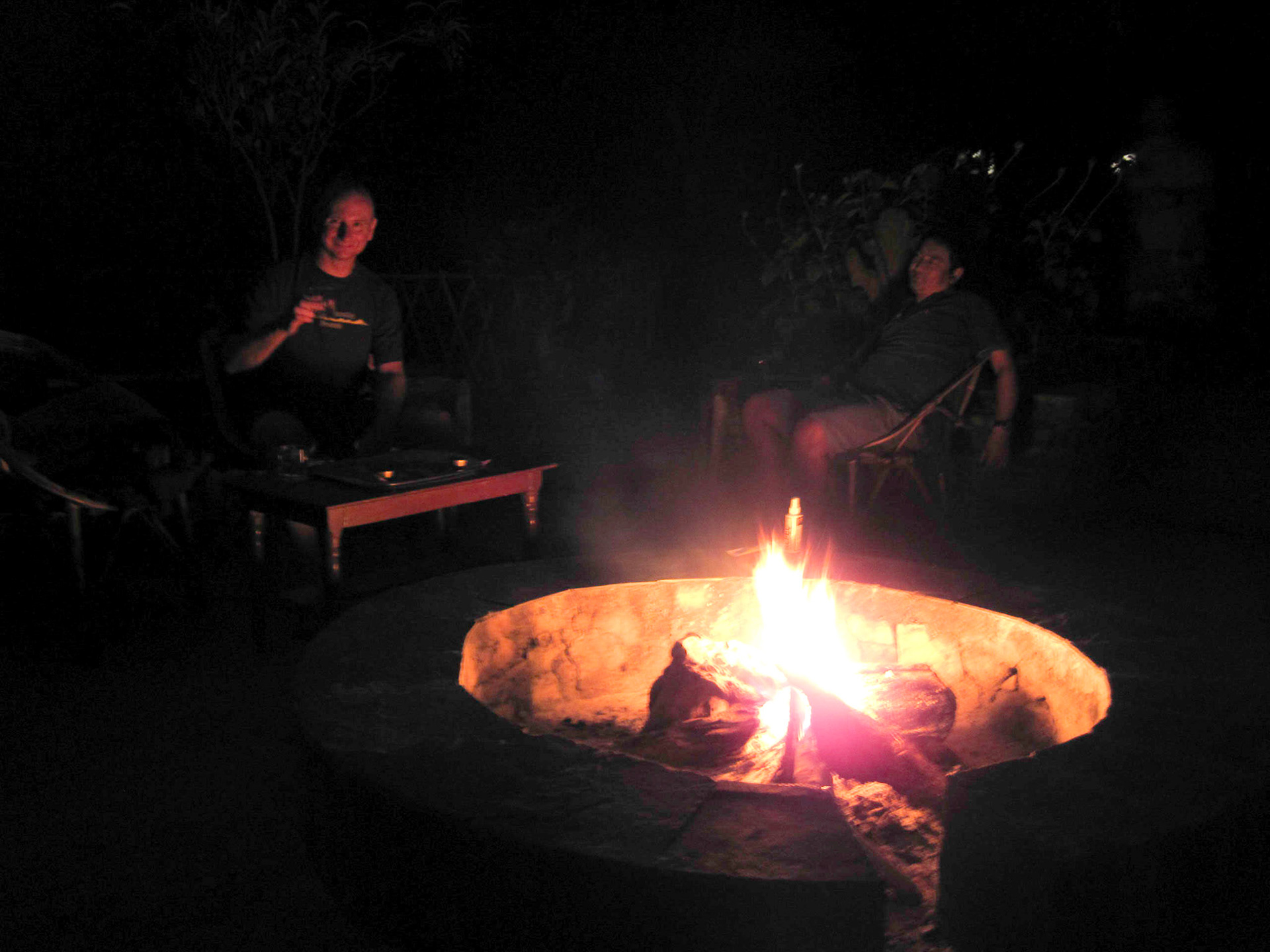 Happy hour at Seti River Camp