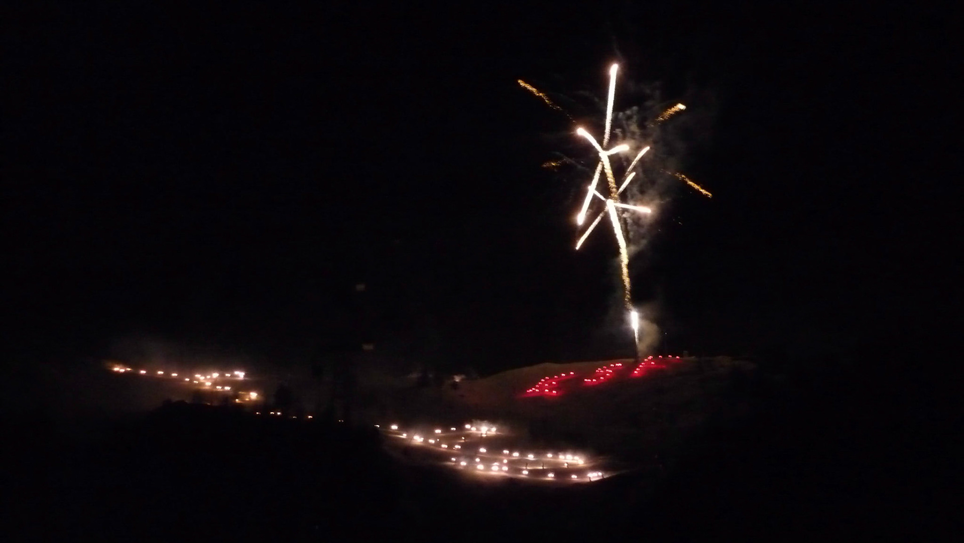 Torch light descent by the ESF