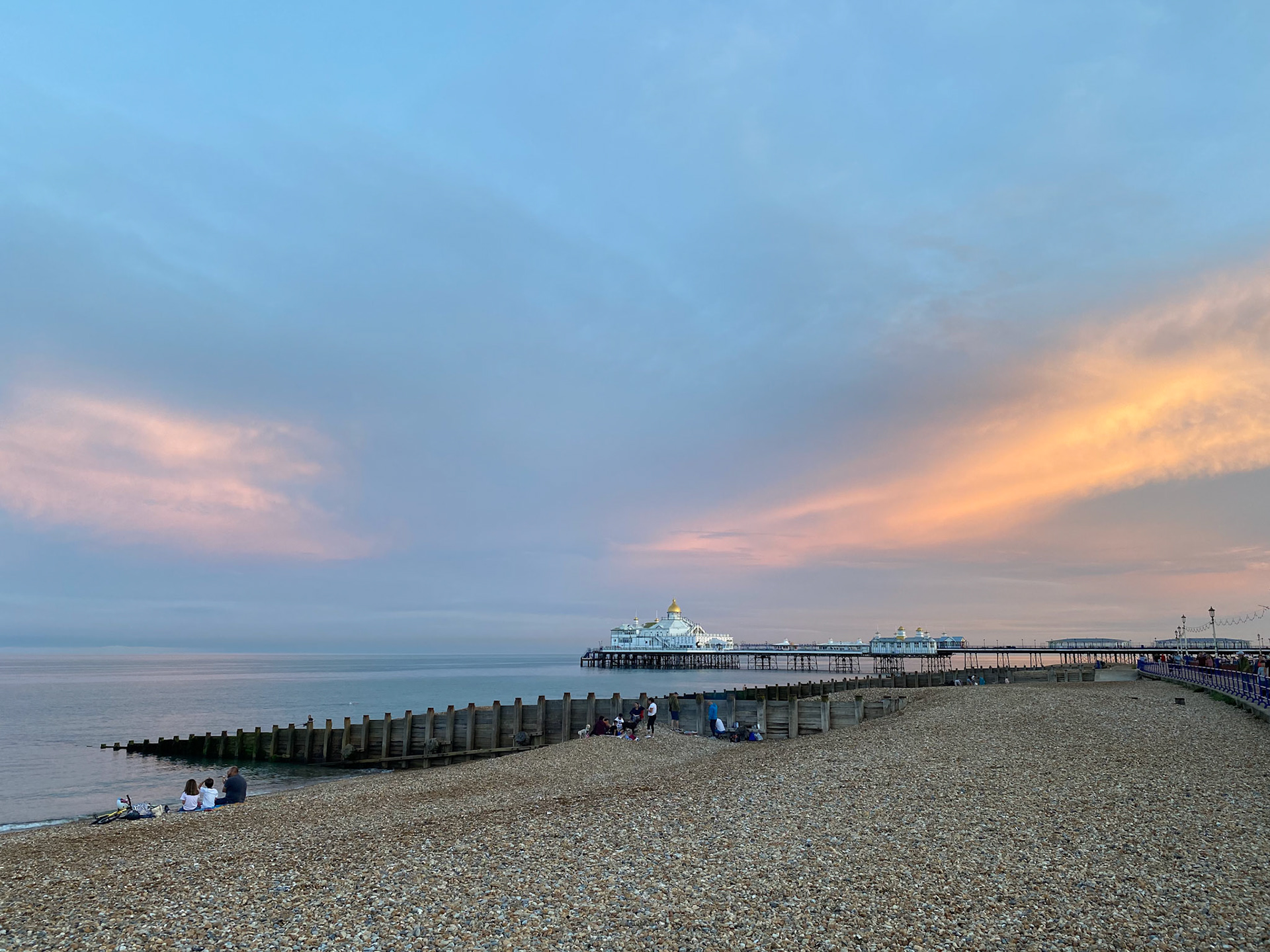 Eastbourne at sunset