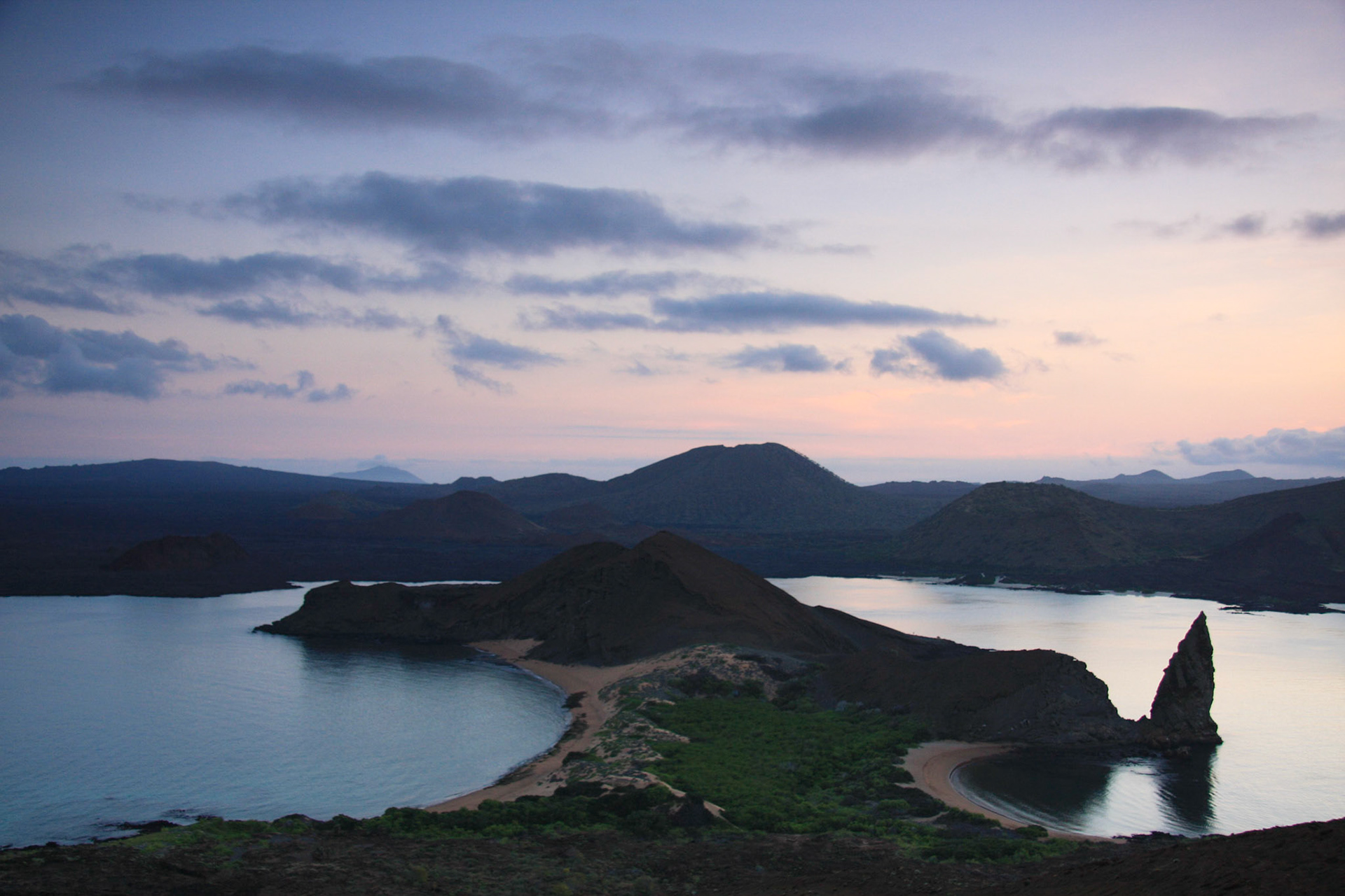 View from Bartolome island