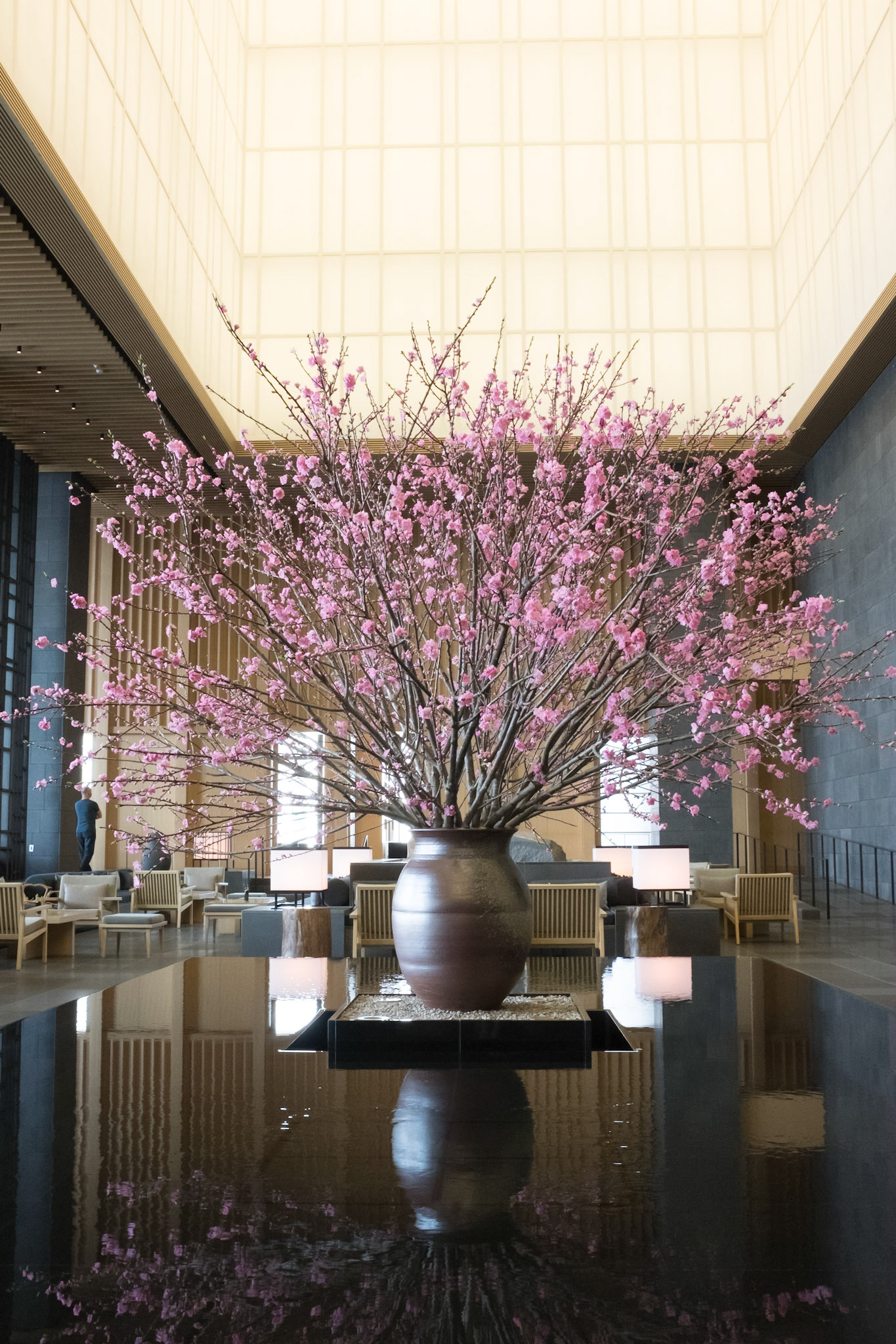 Lobby lounge at Aman Tokyo