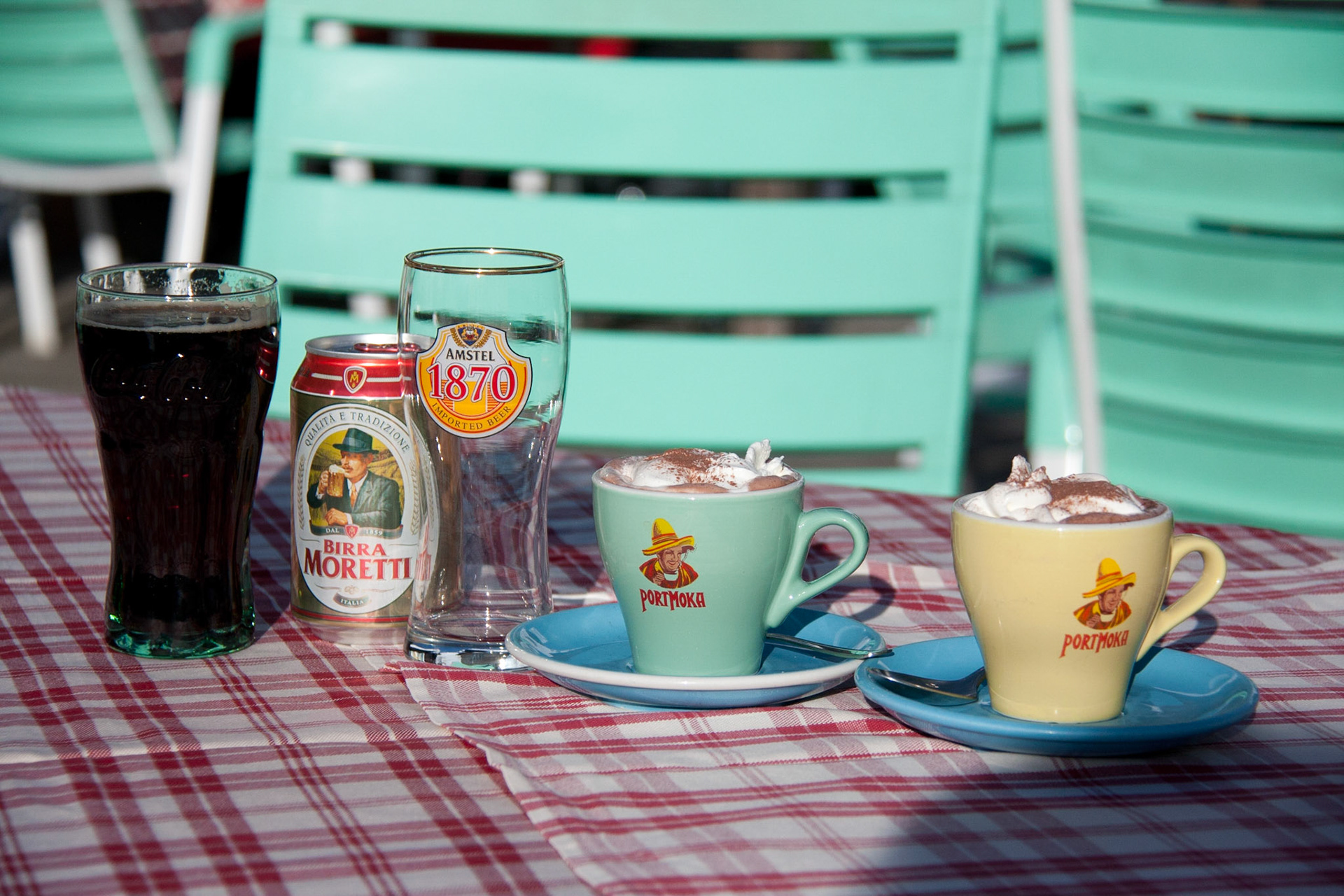 Drinks in Italy (including Andy's beer!)