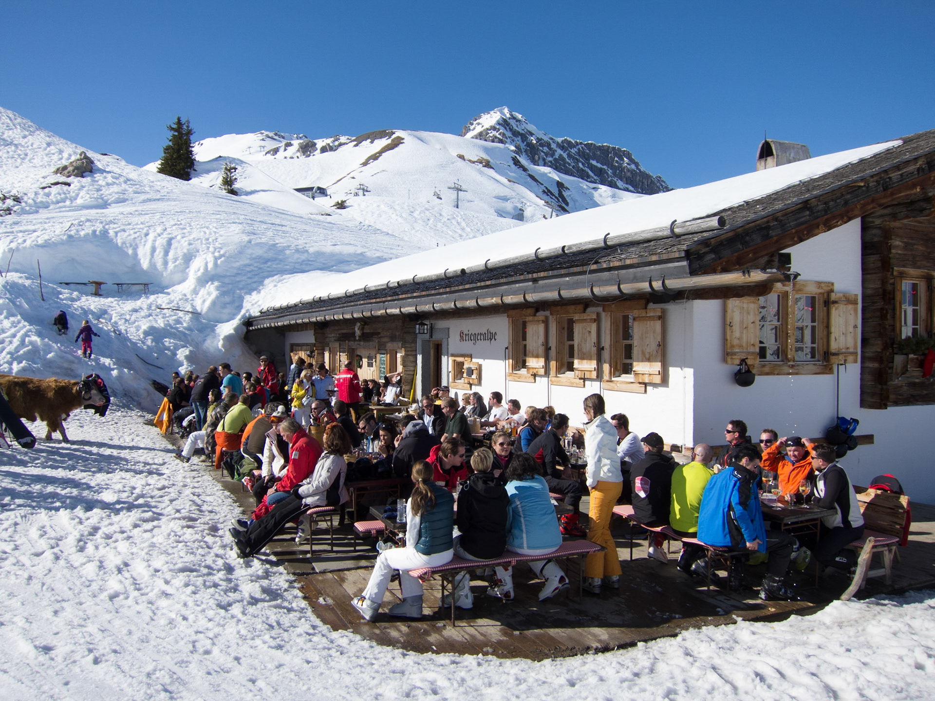 Kriegeralpe, favourite lunch spot