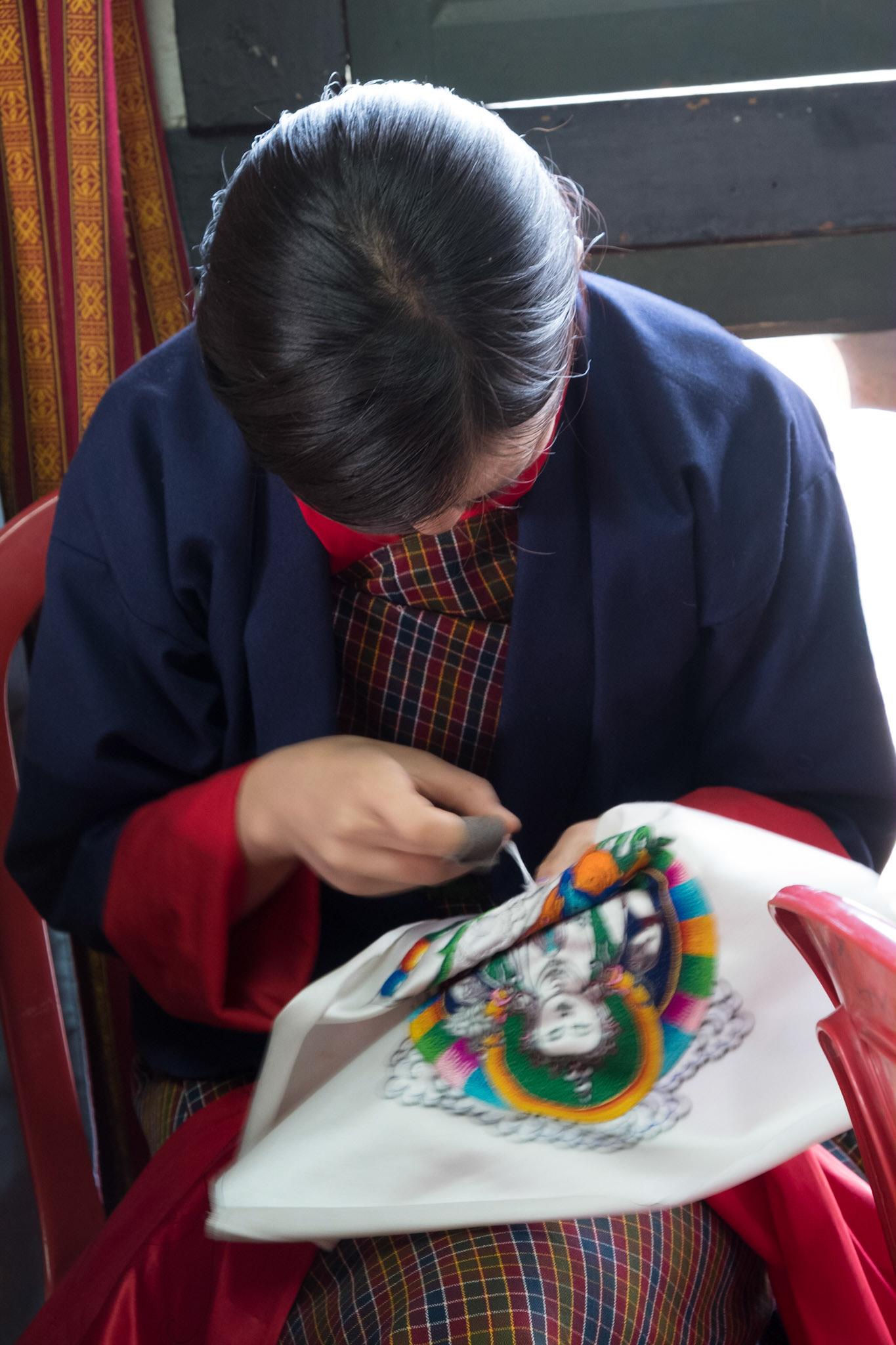 Pupil at the National Institute for Zorig Chusum