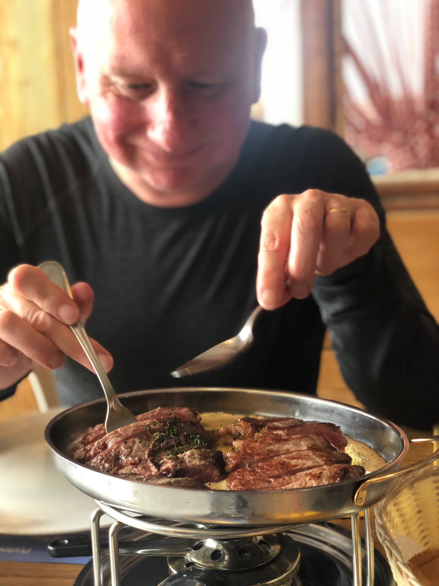 Steak a Le Café Parisiens