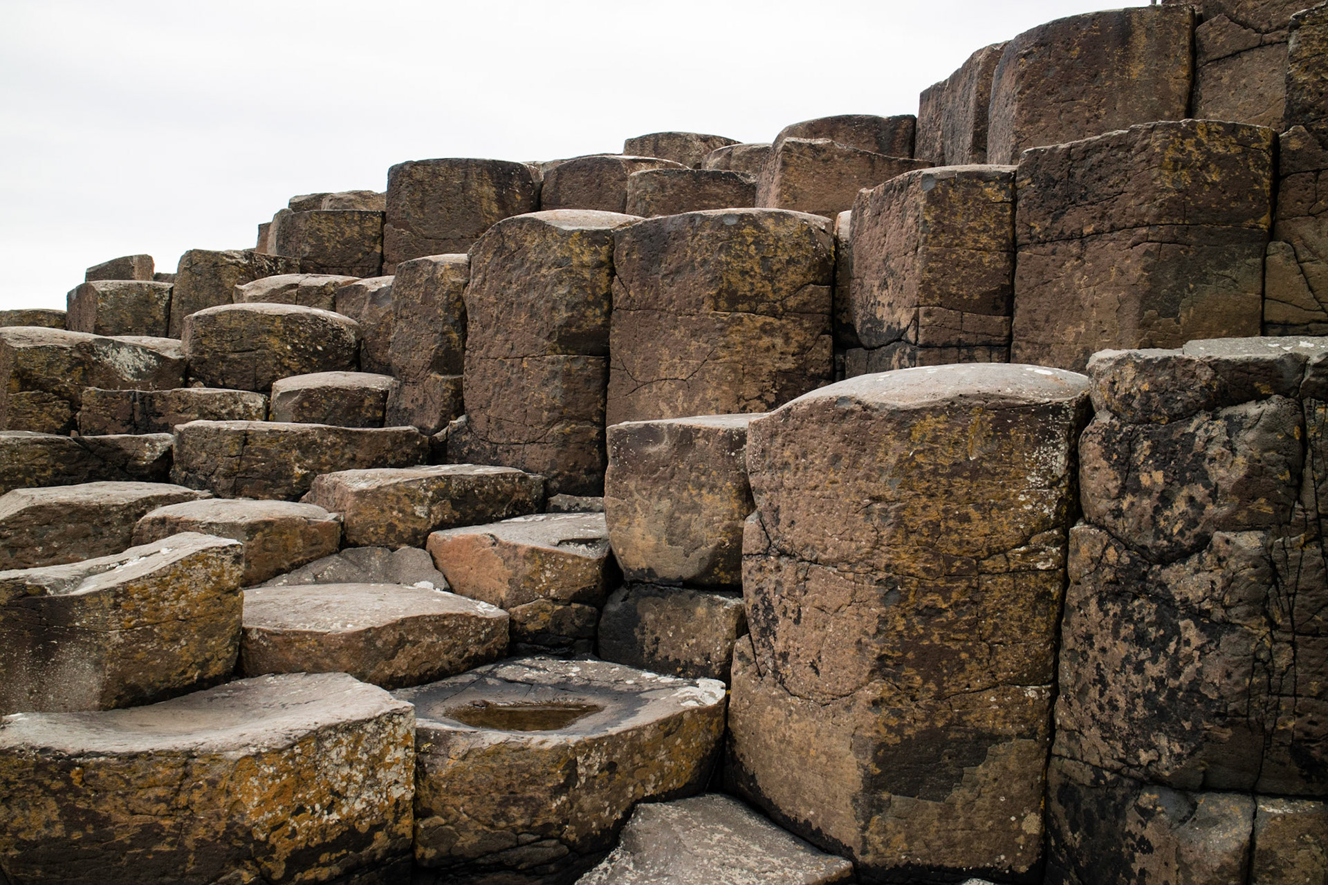 Basalt columns on the Giant's Causeway