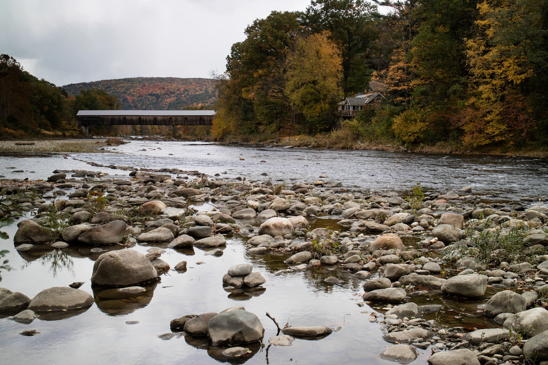 Newfane covered bridge