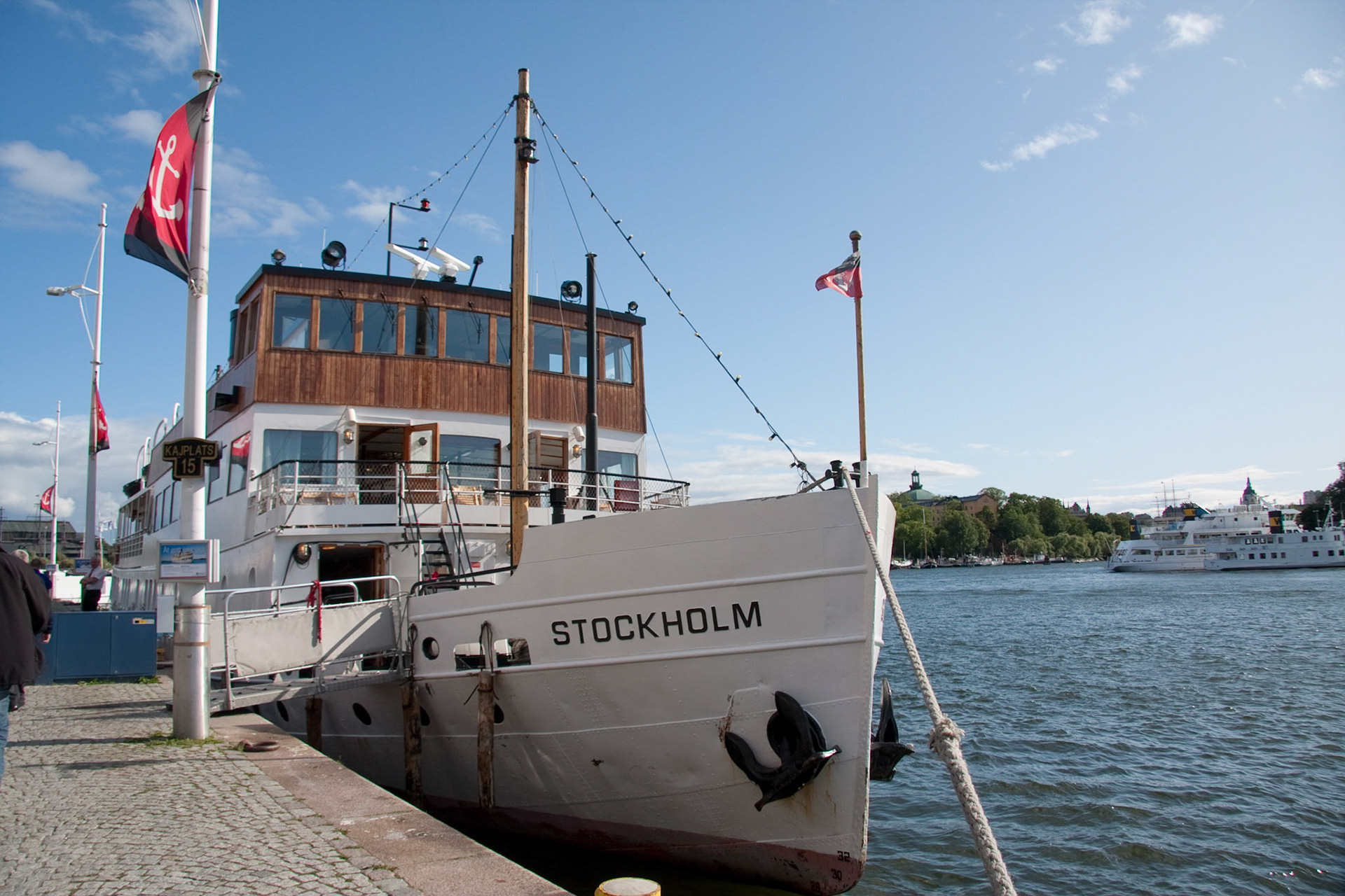 Our boat, SS Stockholm