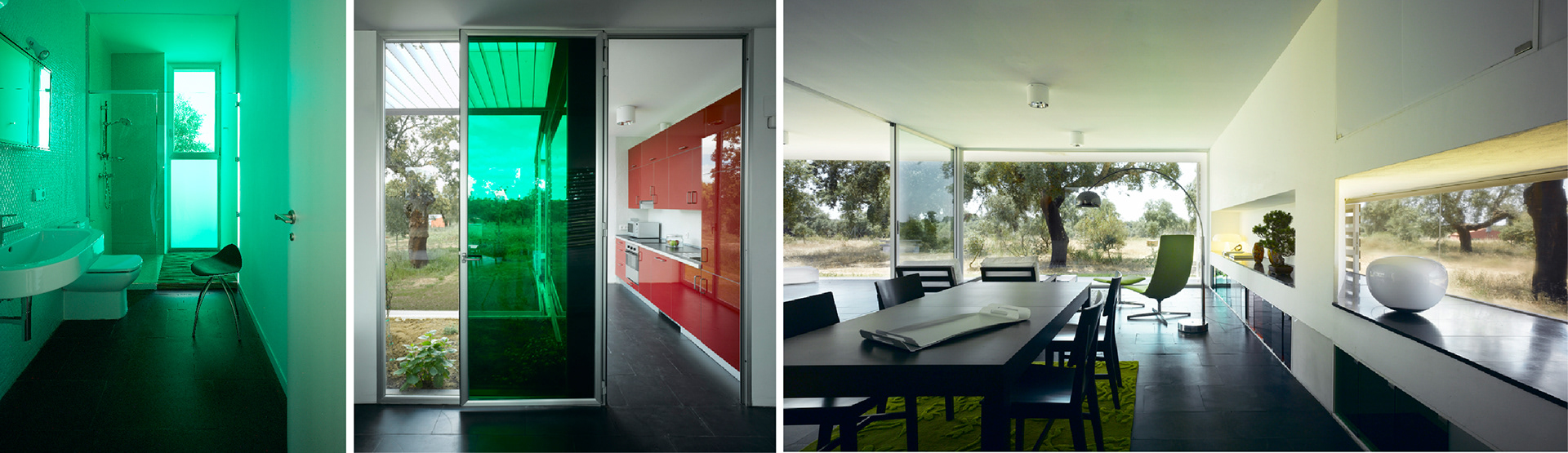 House in an Oak Grove Interior Views