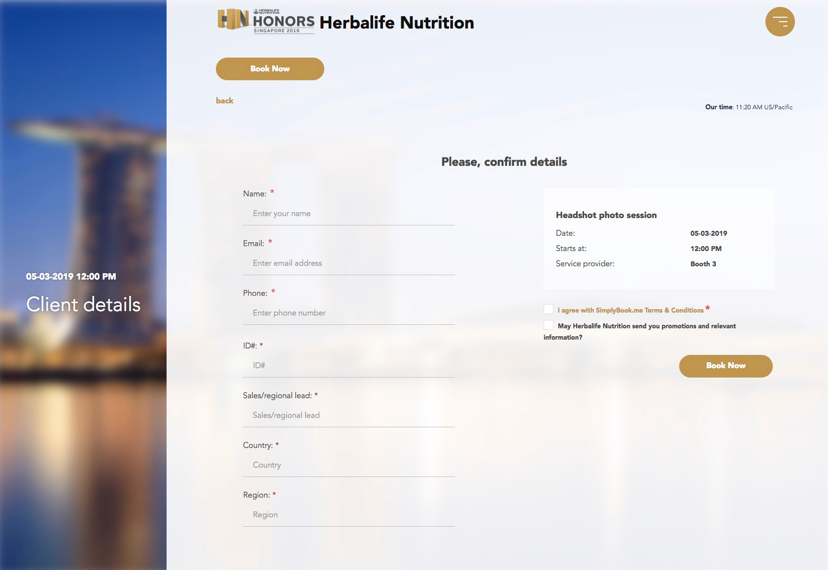 online booking site
