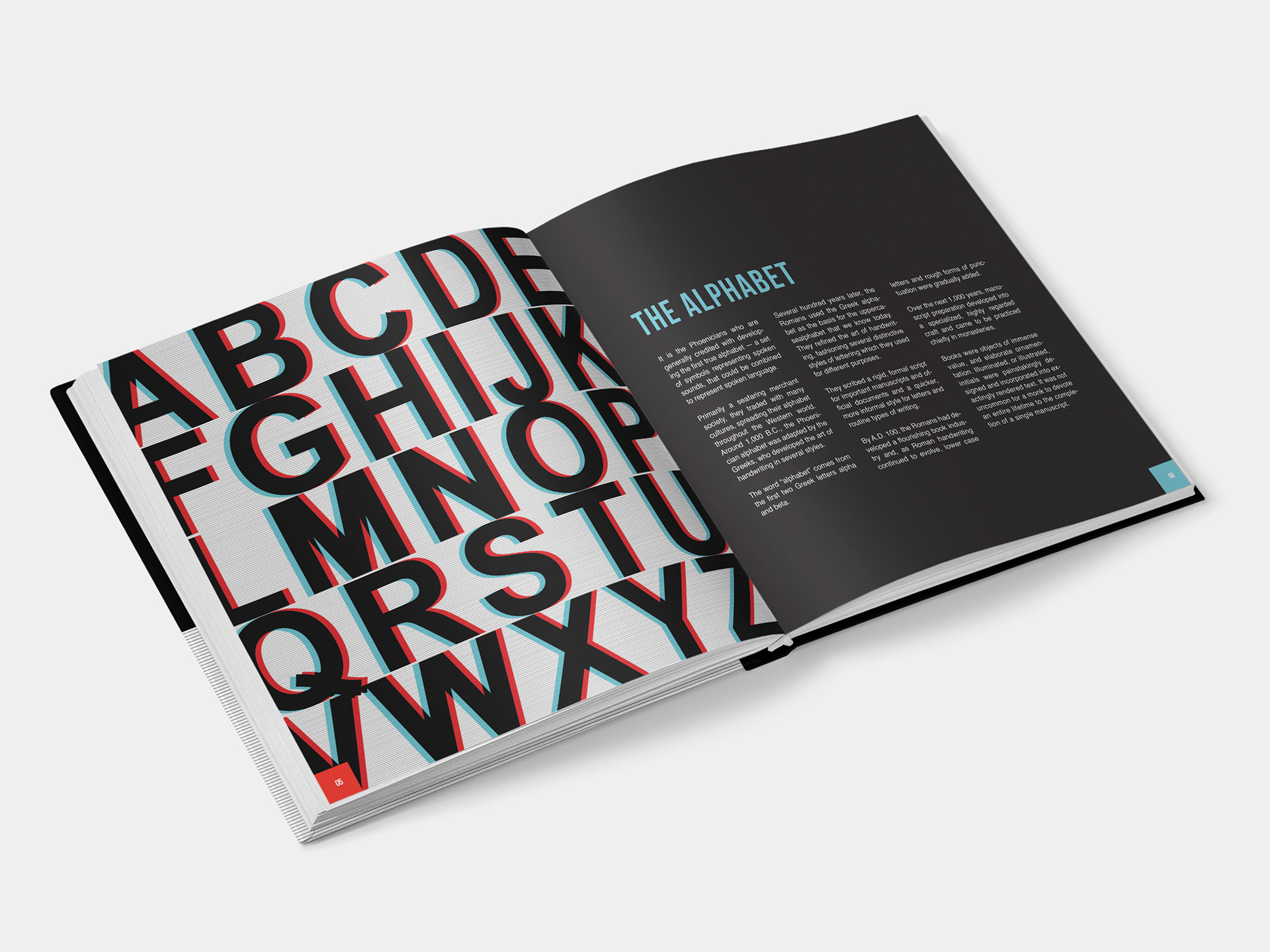 Ray Nunez - History of Typography 3D Book