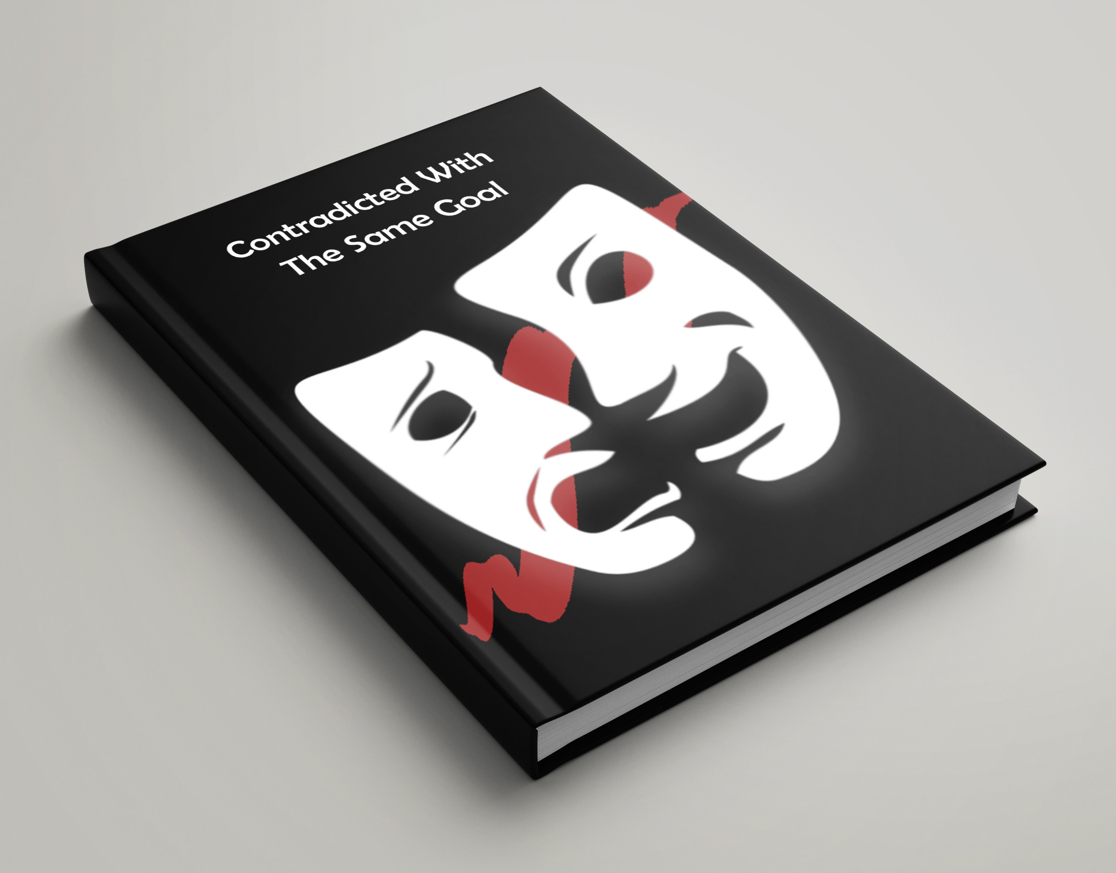 Salma Tawfek Comedy vs. Tragedy Book Cover Design