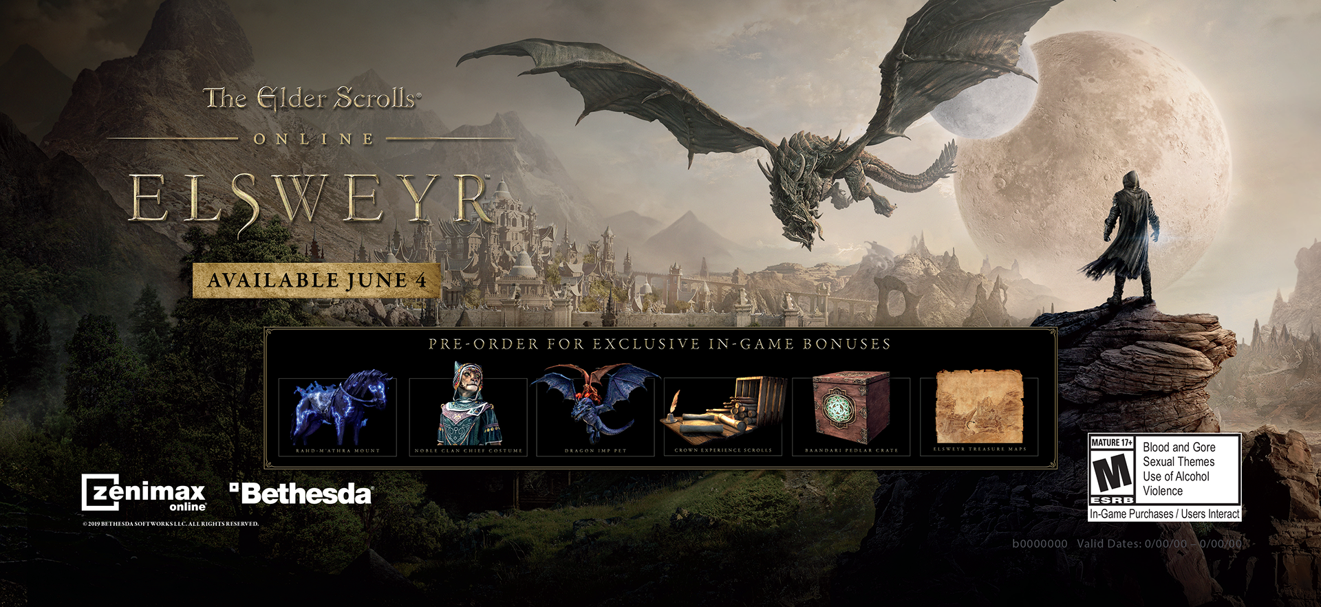 The Elder Scrolls Online: Elsweyr Advertising for print and web
