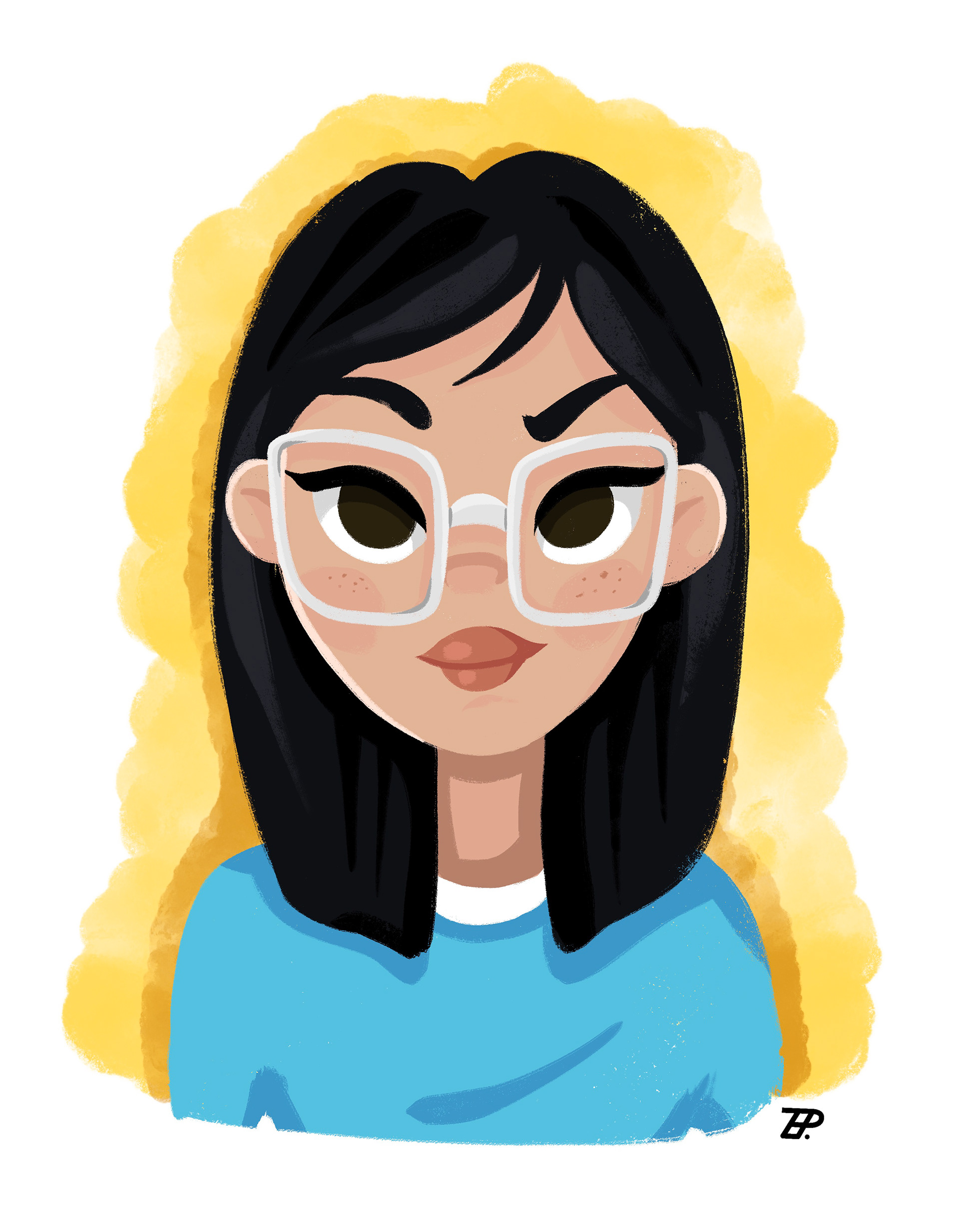 Zeynep Dural - Cartoon Profile Illustration