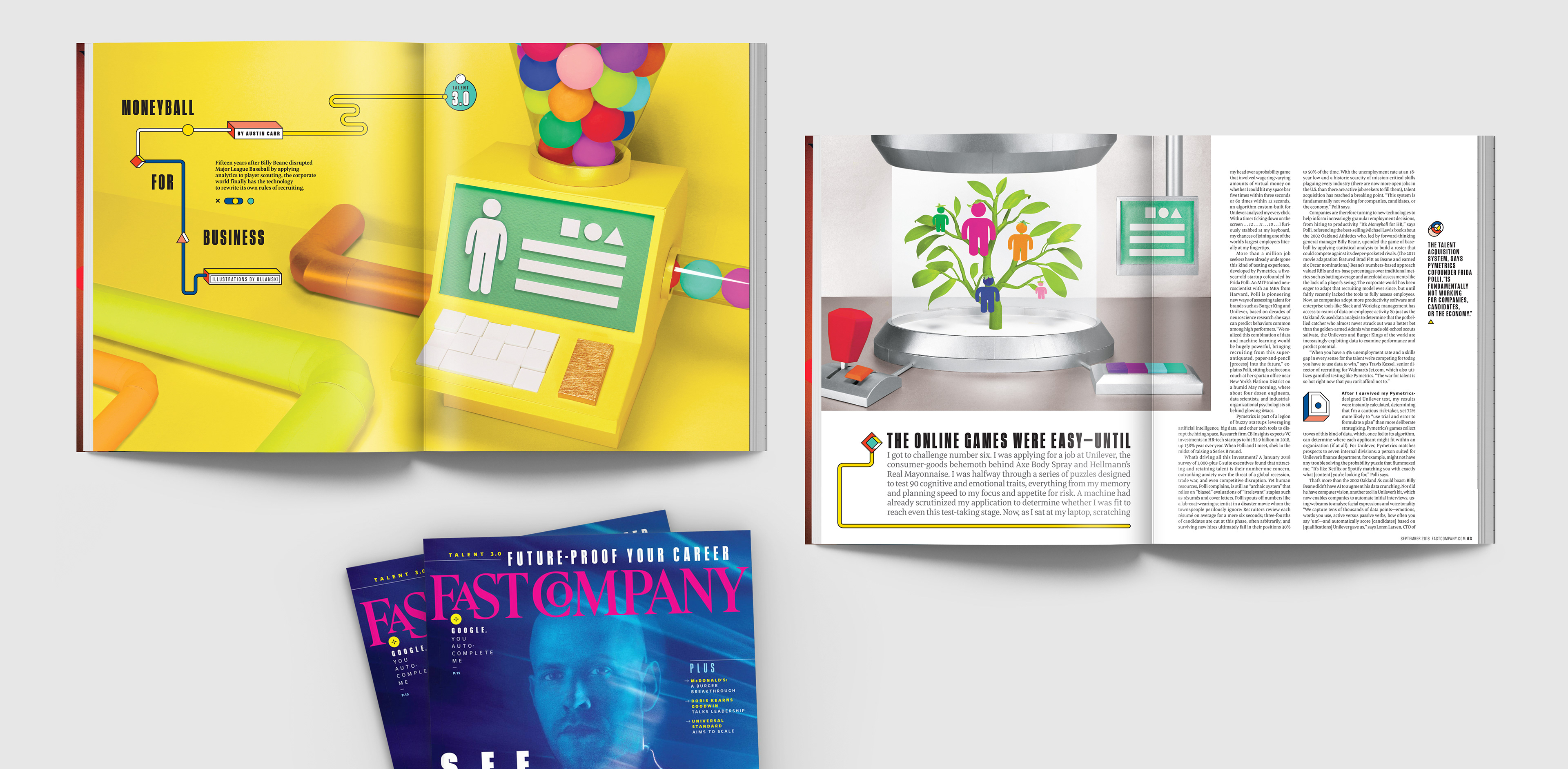Ollanski Fast Company Editorial Illustration Series Ollanski Fast Company Editorial Illustration Series