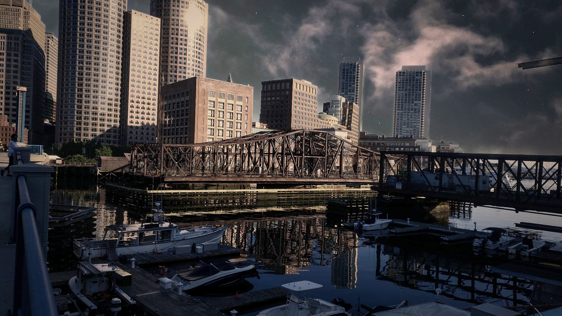A Painterly View. Boston, Massachusetts. ©2020, Corey Sandler
