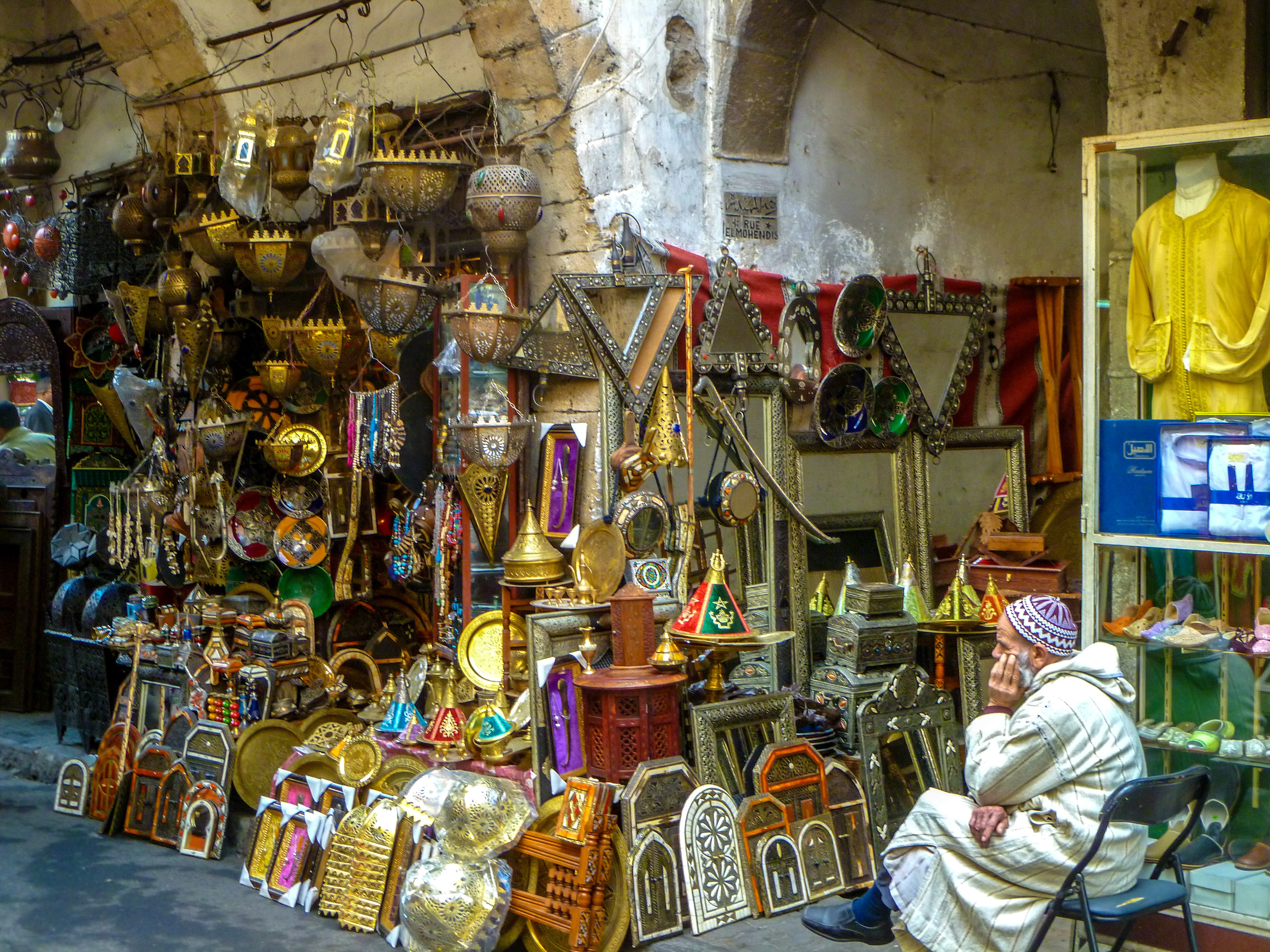 In the Souk. Casablanca, Morocco. ©2014, Corey Sandler