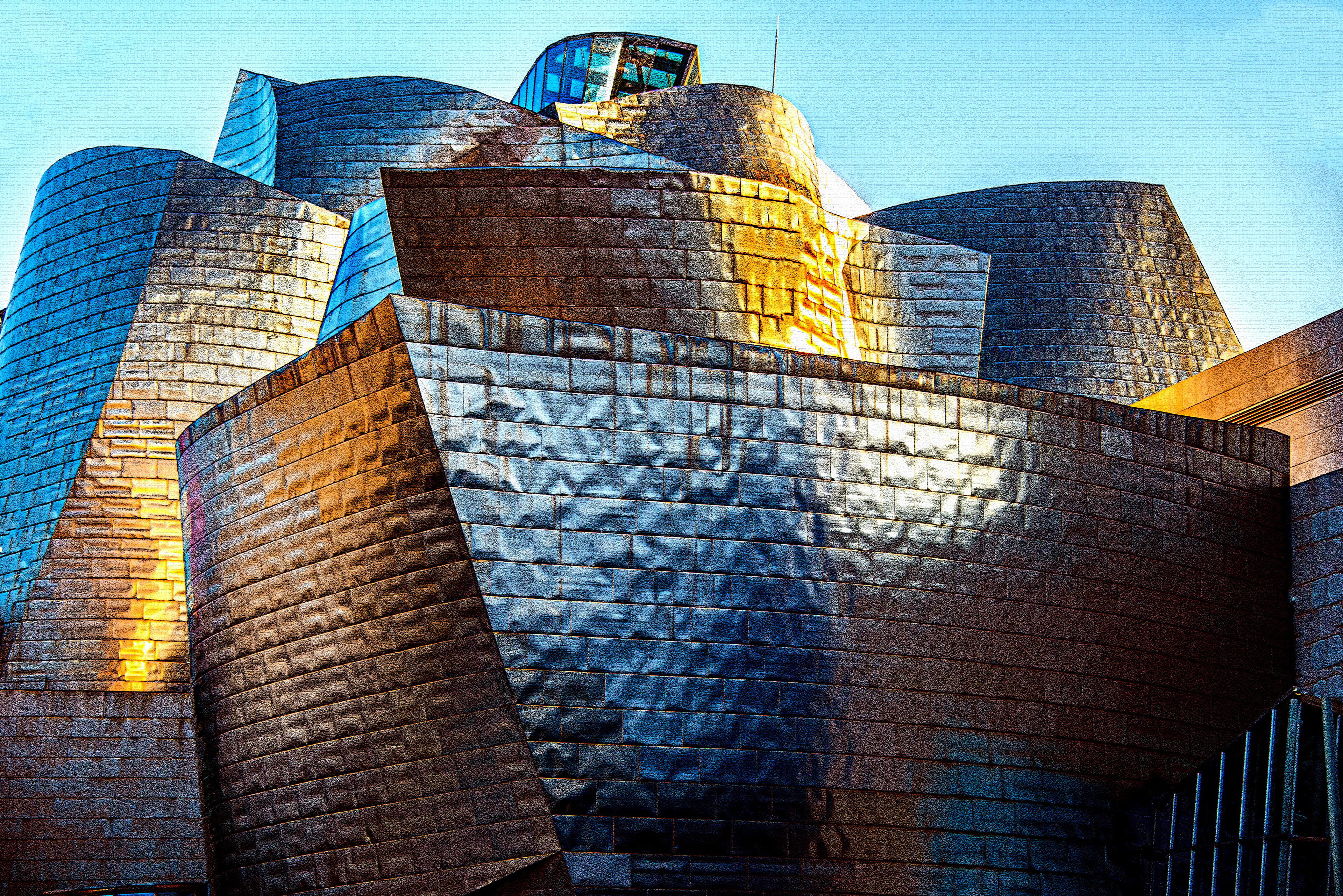 Angles and Light. Guggenheim Bilbao, Portugal. ©2015, Corey Sandler