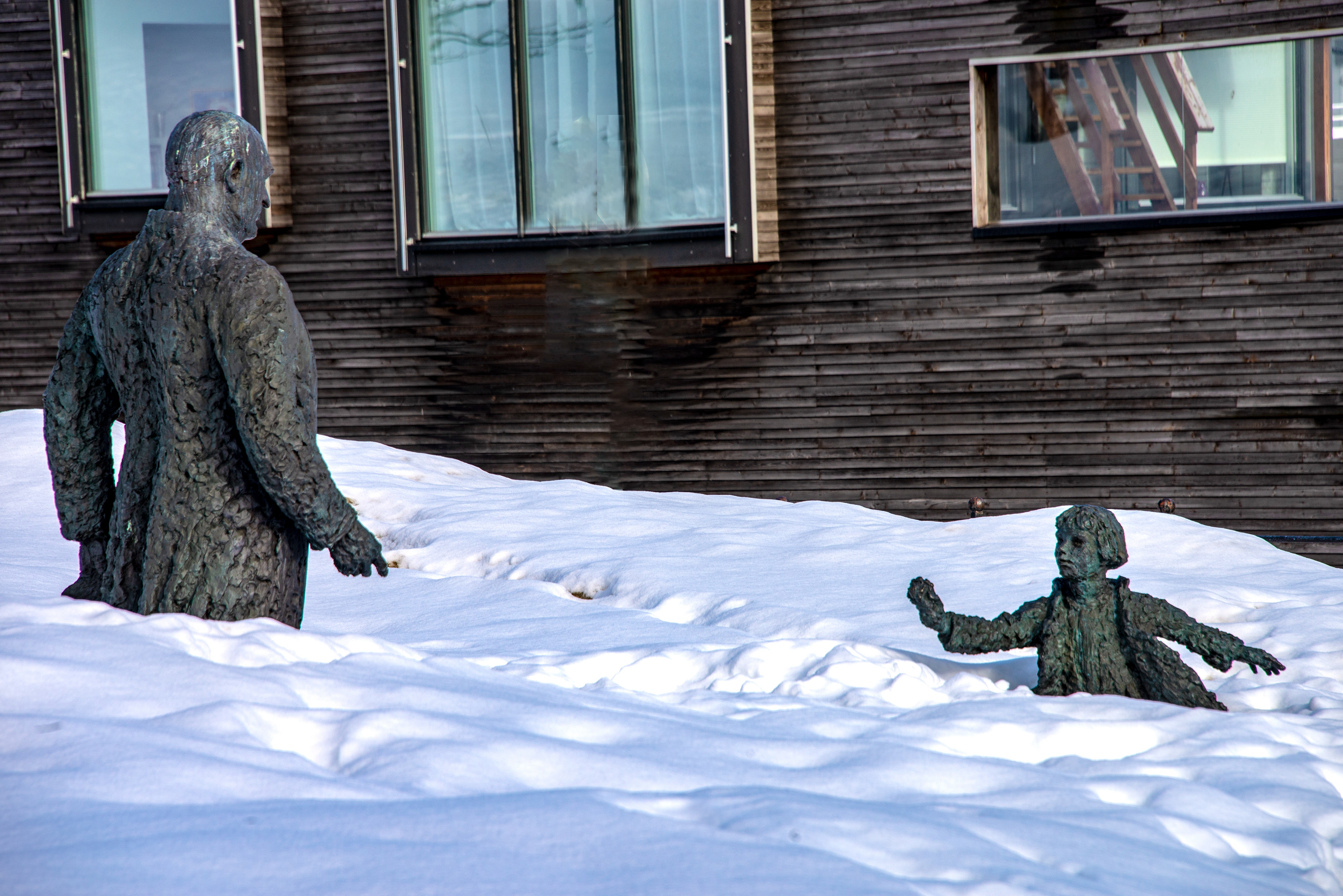 Snow People. Tromso, Norway. ©2019, Corey Sandler