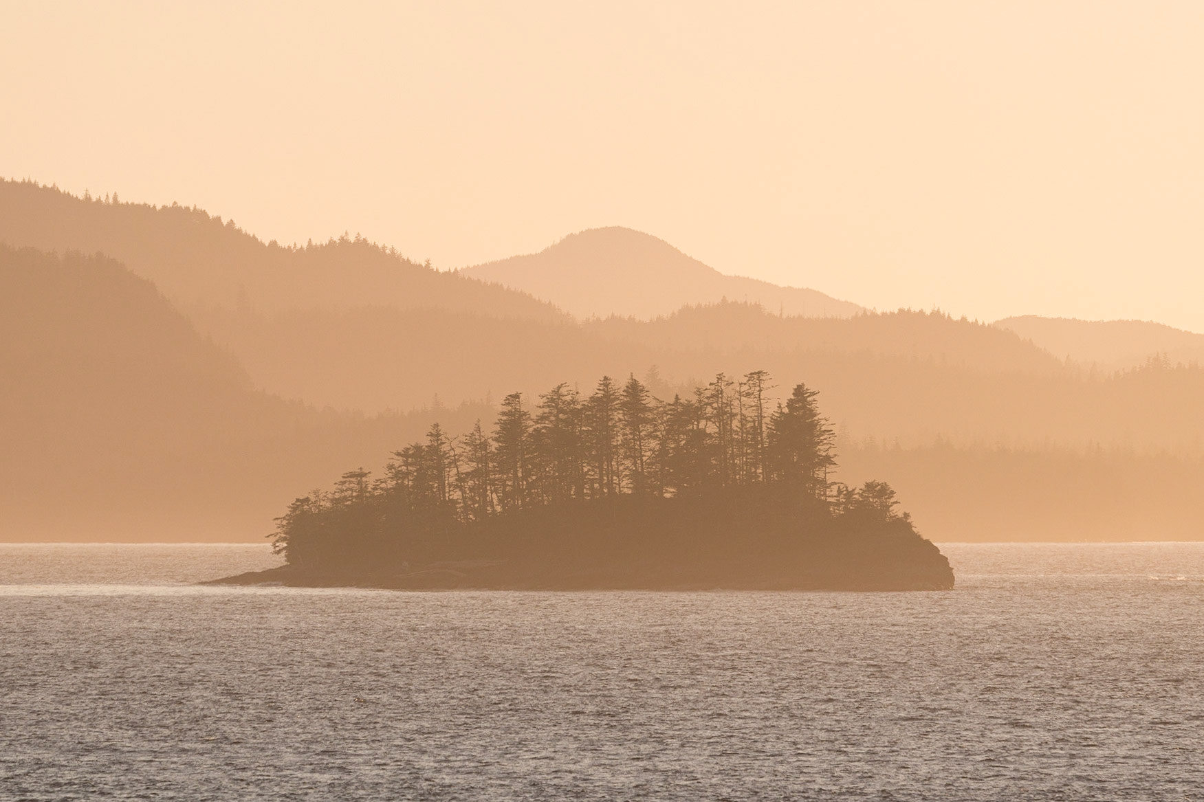 The Inside Passge, from Port Hardy to Prince Rupert.