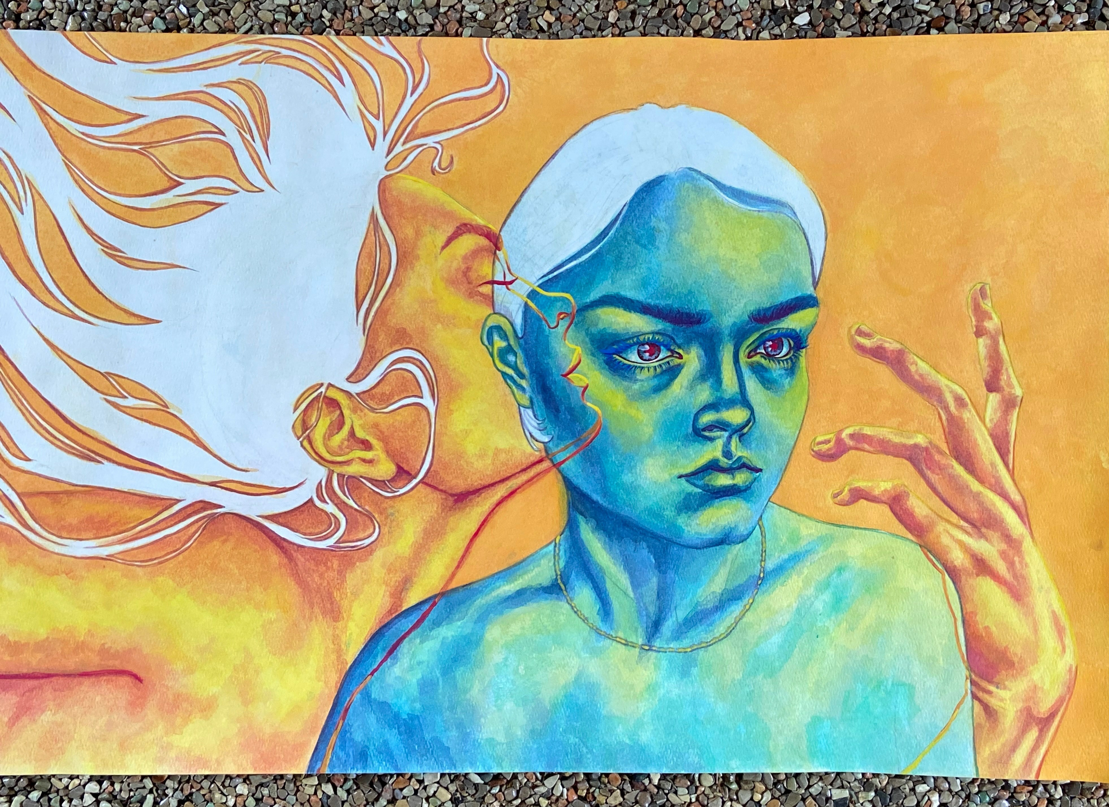 Nola Williams-Riseng, Adolescence, Art Portfolio, Lakewood High School, Educator: Dayna Hansen, Grade 12, The Regional Art Portfolio Category Award