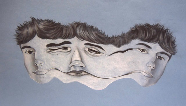 Olivia Spieker, Time Warp, Drawing & Illustration, Mentor High School, Educator: Michelle Kane, Grade 11,  Honorable Mention