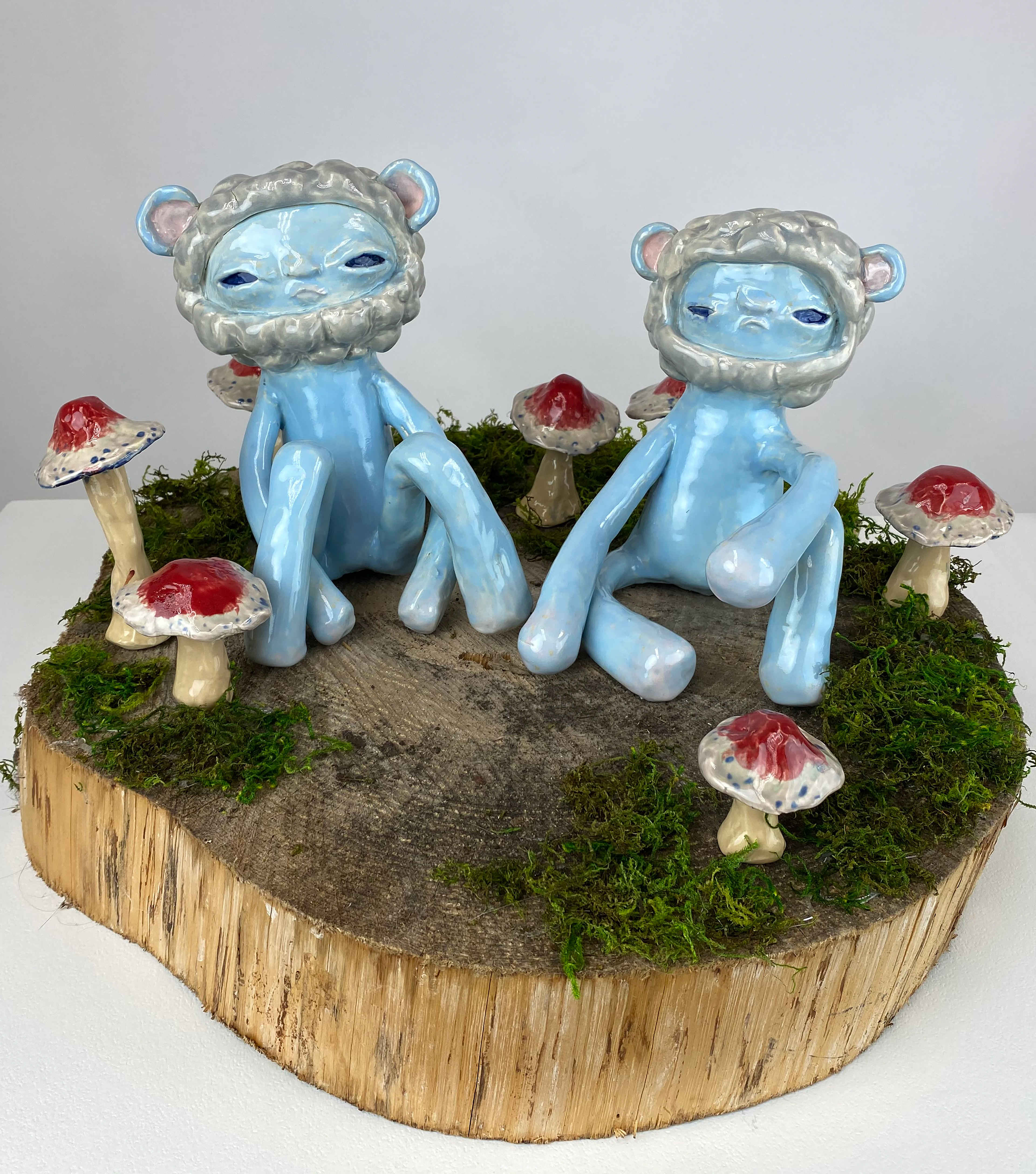 Grace Taylor, Woodland Sheep, Ceramics, Orange High School, Educator: Colleen Angel, Grade 12, American Visions Nominee