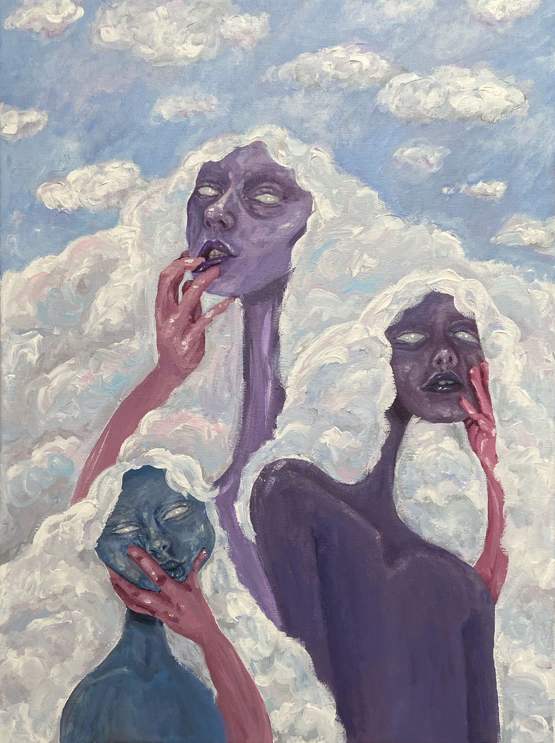 Macy Sinreich, Cloud Fellows, Painting, Westlake High School, Educator: Kelly Atkinson, Grade 12,  Honorable Mention