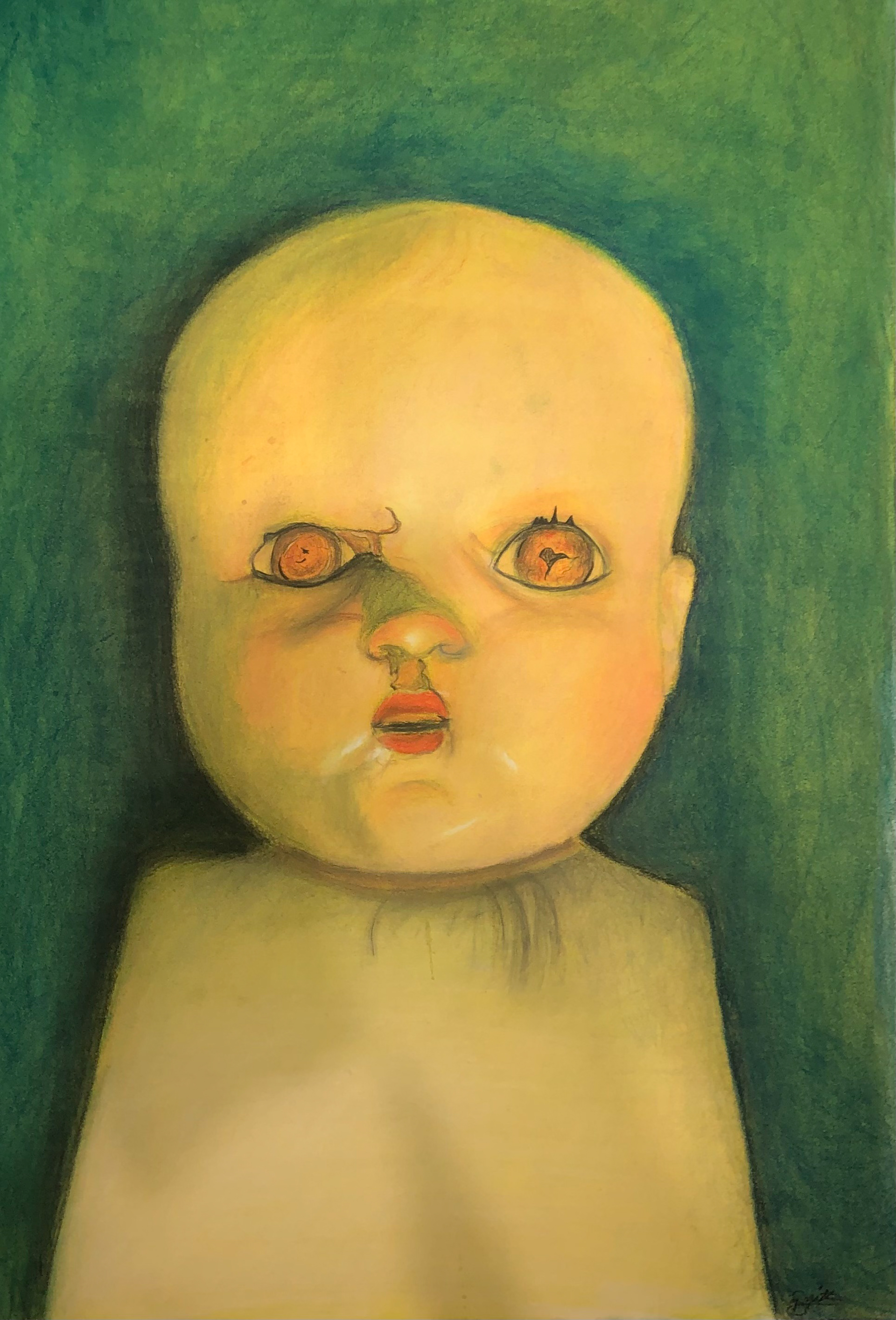 Maddie Smith, Abandoned, Drawing & Illustration, Excel TECC- Studio Art and Design, Educator: Dan Whitely, Grade 11,  Honorable Mention