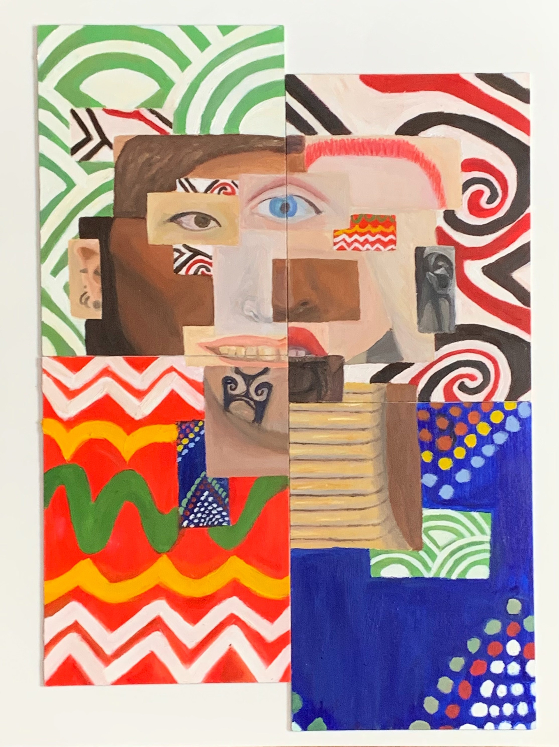 Megan Roth, A World of Beauty, Painting, Shaker Heights High School, Educator: Karen Mehling-DeMauro, Grade 12,  Honorable Mention