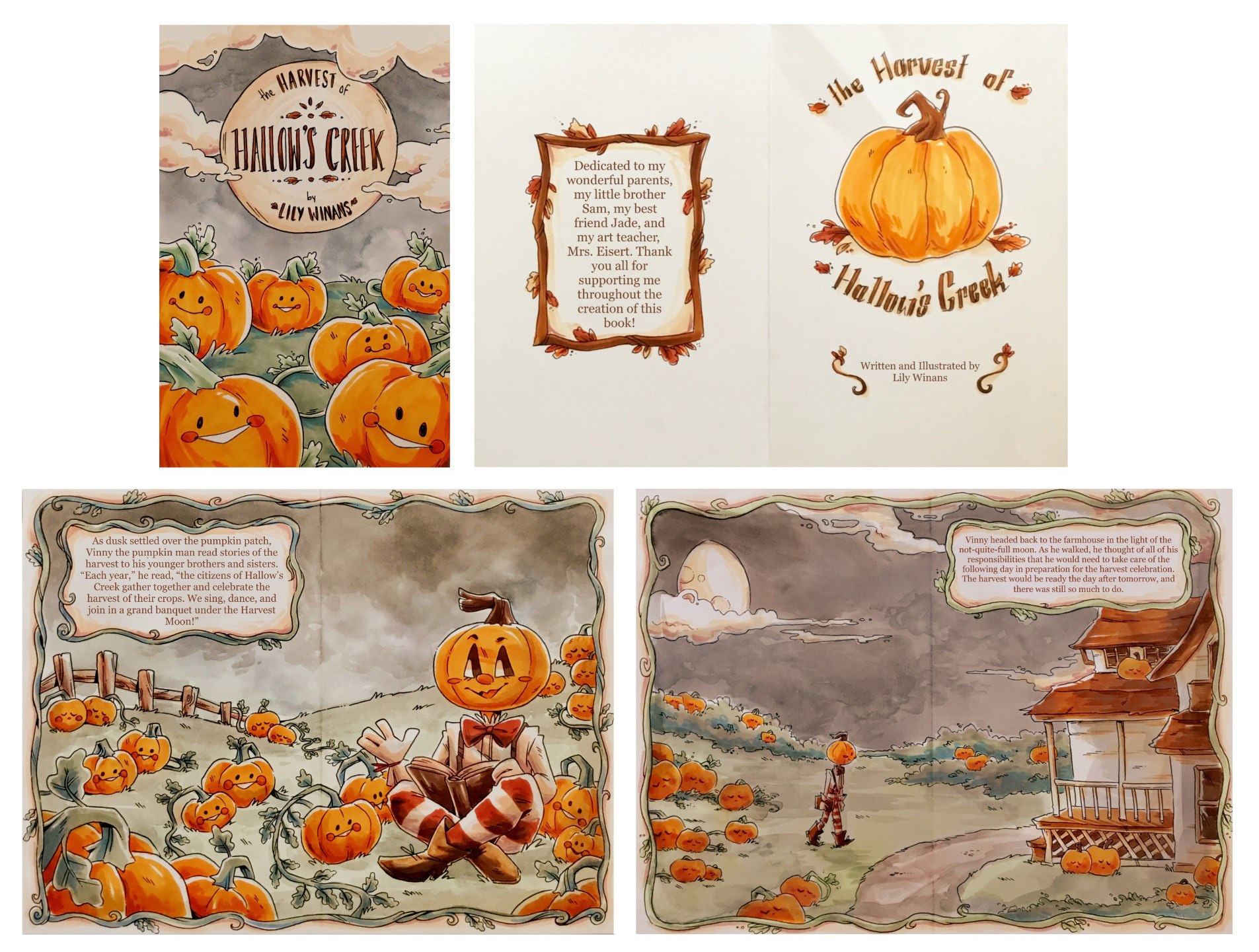 Lily Winans, The Harvest of Hallow's Creek: Final Book, Comic Art, Chagrin Falls High School, Educator: Jill Eisert, Grade 12, Gold Key Award
