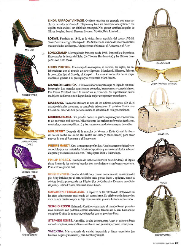 MARIE CLAIRE, September 2008