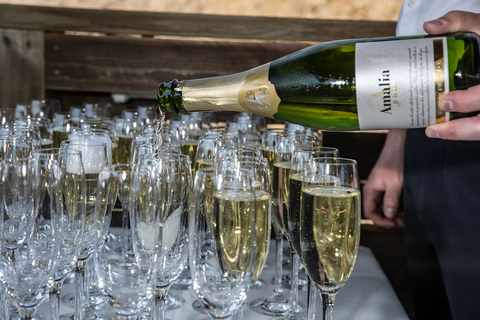 Patrik Bäck och Ylva-Li Klockares s bröllop vid Falu Gruva, gruvan