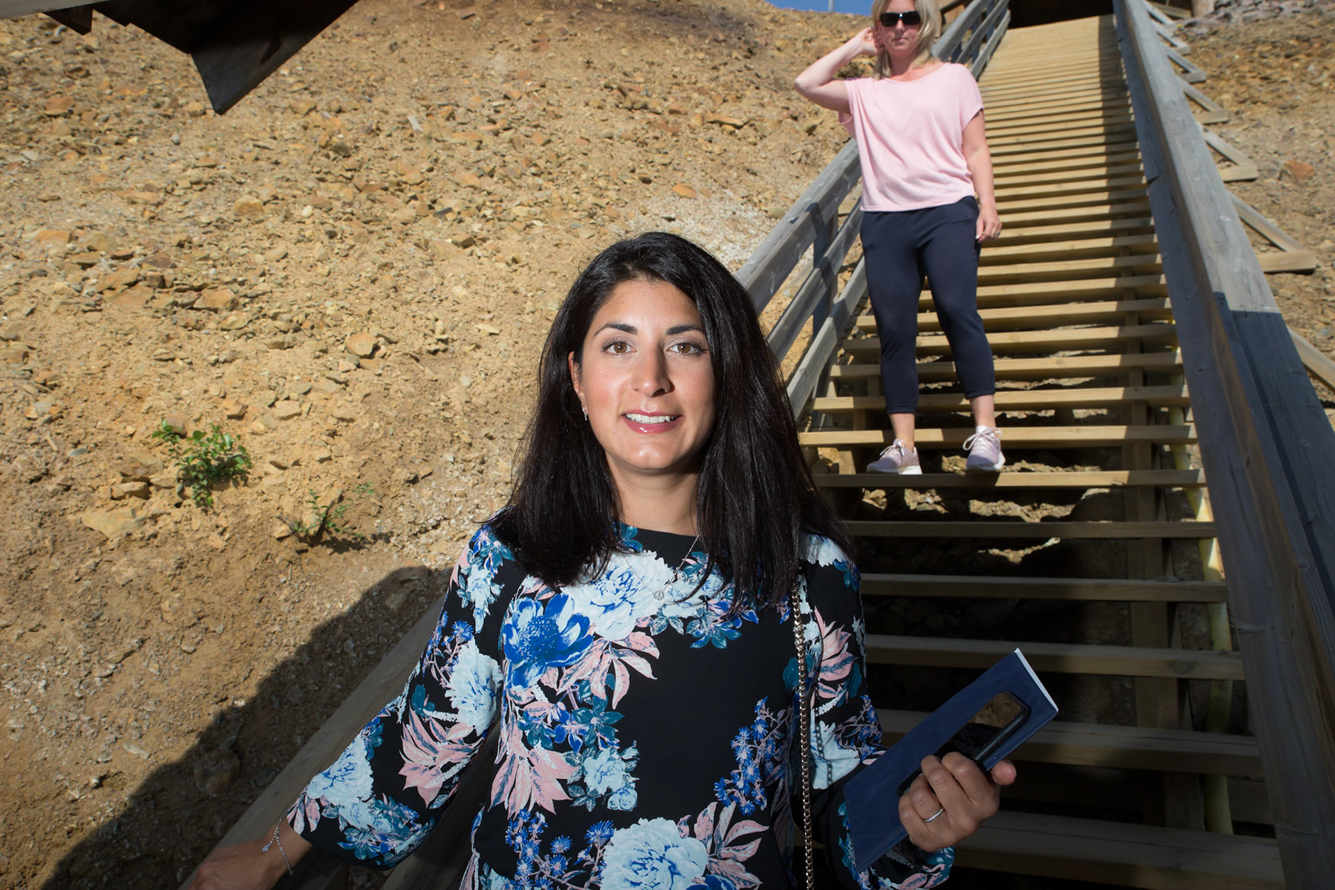 Patrik Bäck och Ylva-Li Klockares s bröllop vid Falu Gruva, gruvan