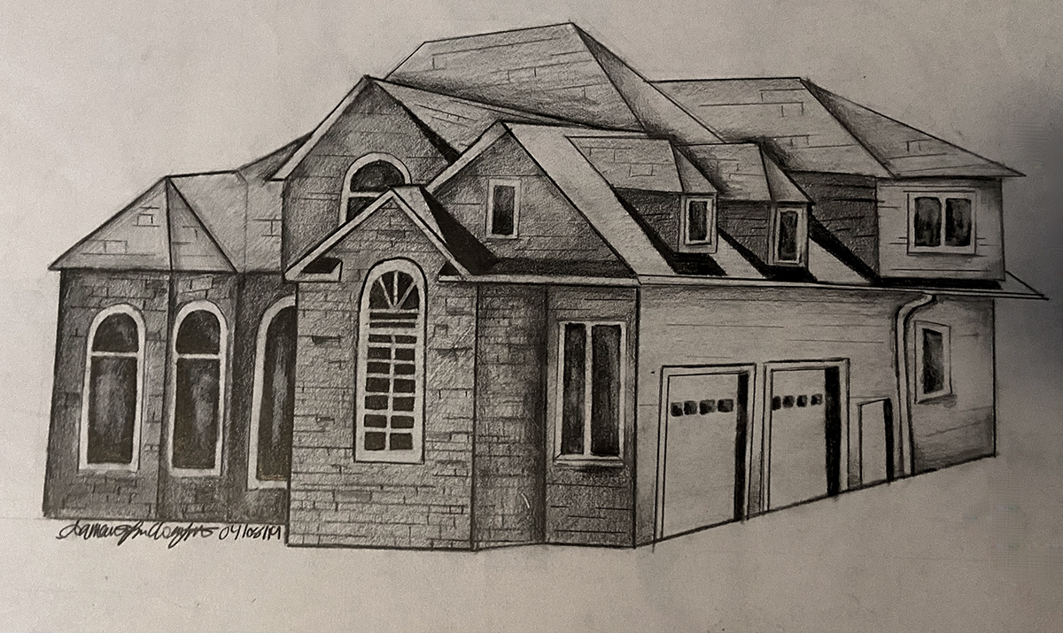 Samantha Nibblett Drawing Of House