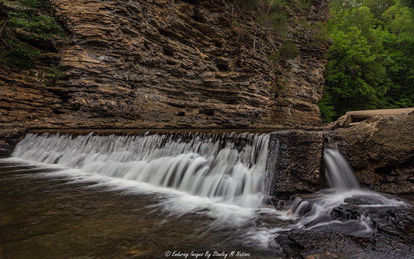 Enduring Images By Stanley Nations - George Hole-cane Creek Cascades 