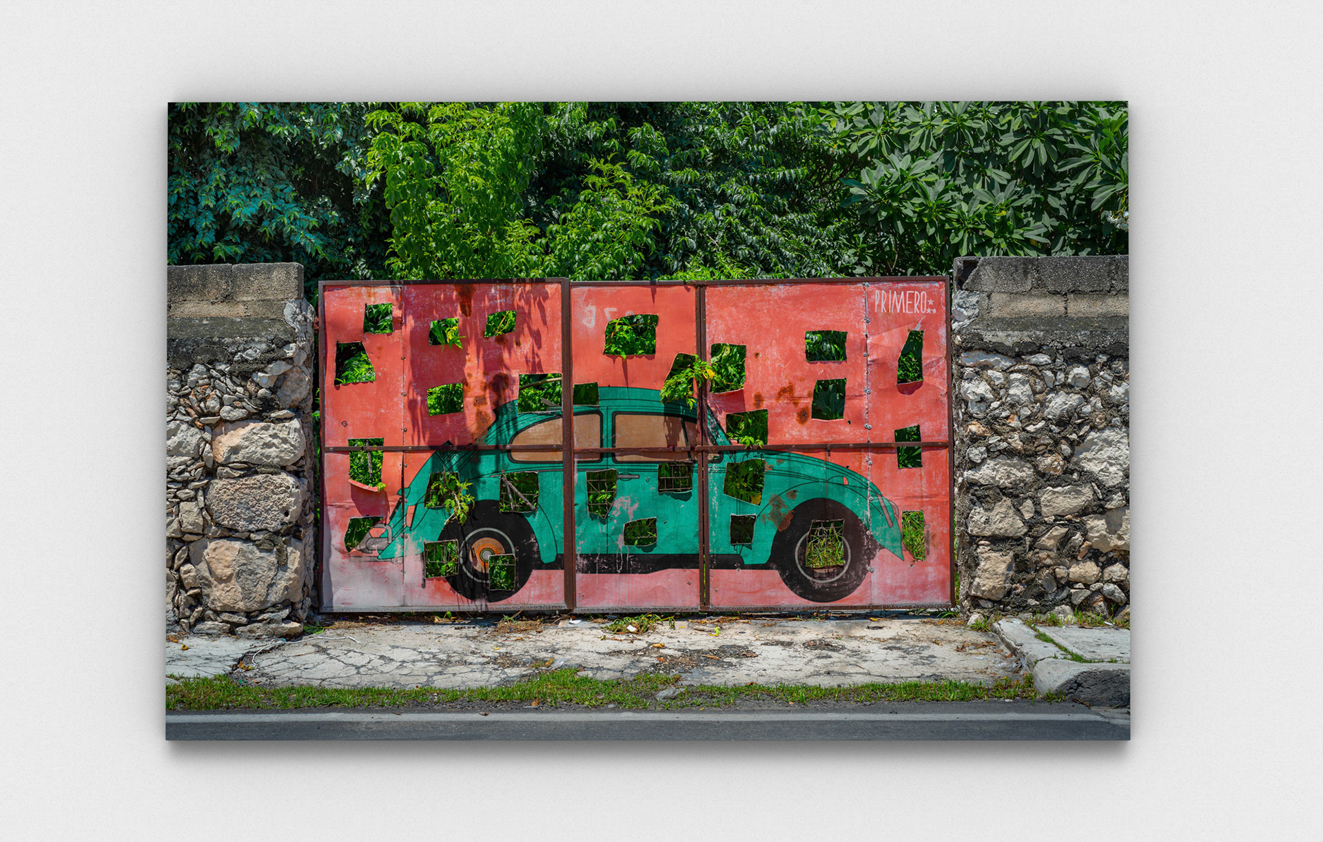 "El Vocho". Open Edition, canvas print.