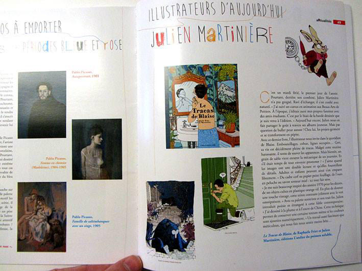 Dans le dernier numéro de février de l'excellente revue Dada. Merci à Laëtitia Lemoine pour ce chouette article! In the last February issue of the excellent magazine Dada. Thanks to Laëtitia Lemoine for this great article!