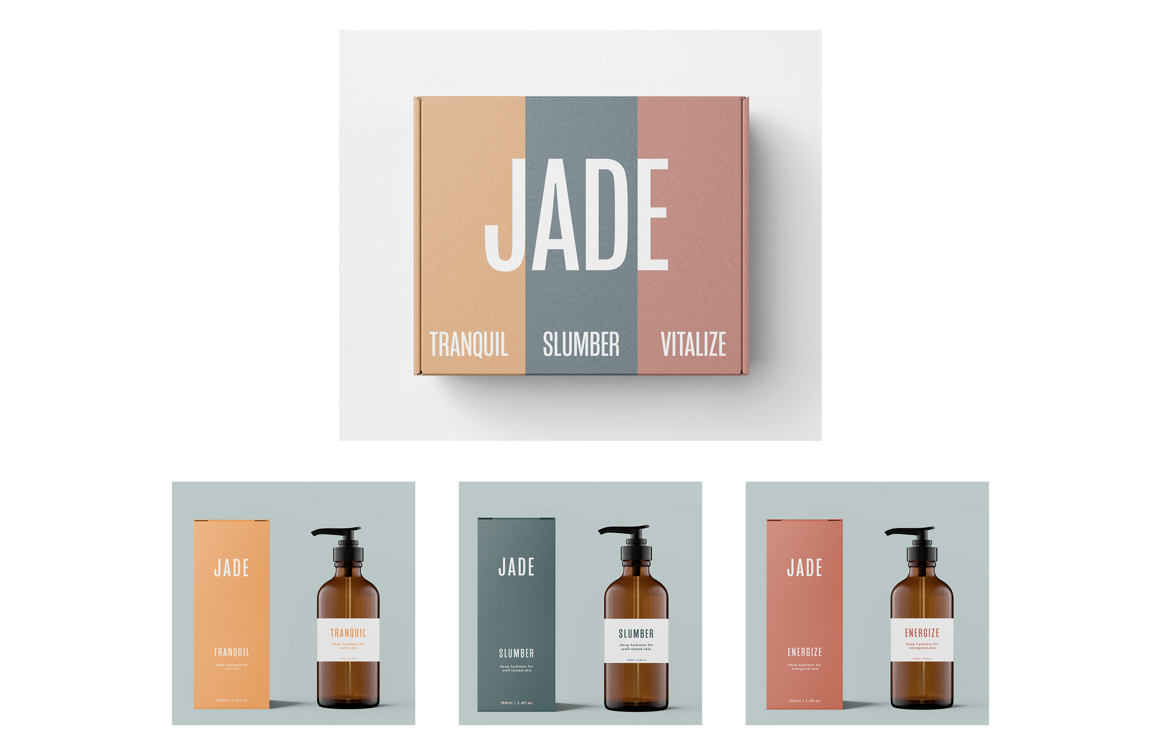 Product Design for the gender-neutral packaging system, Jade.
