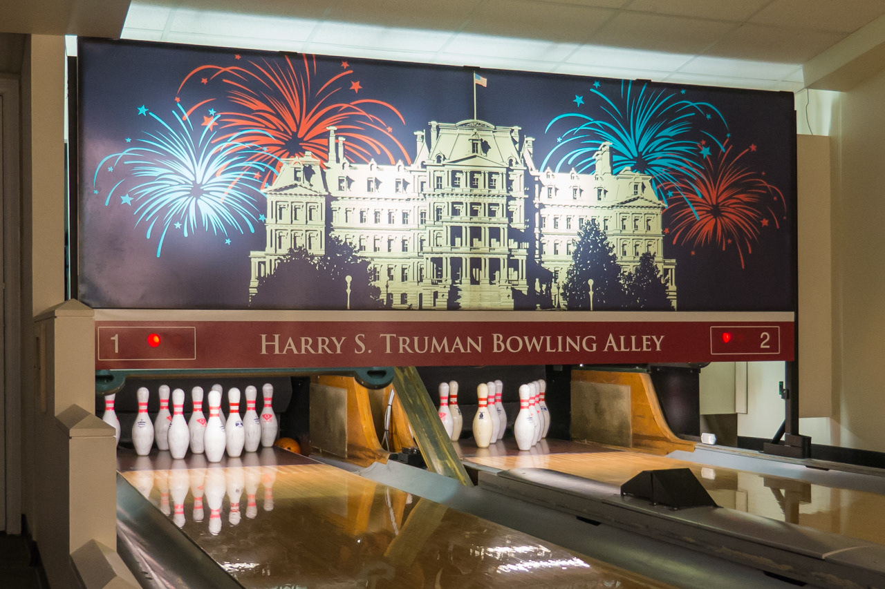 white house bowling alley truman