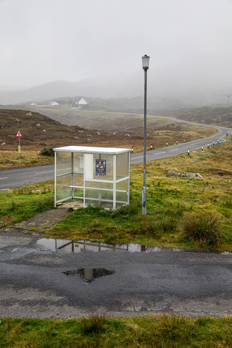 Robin Weaver Lonely bus stops of the Outer Hebrides