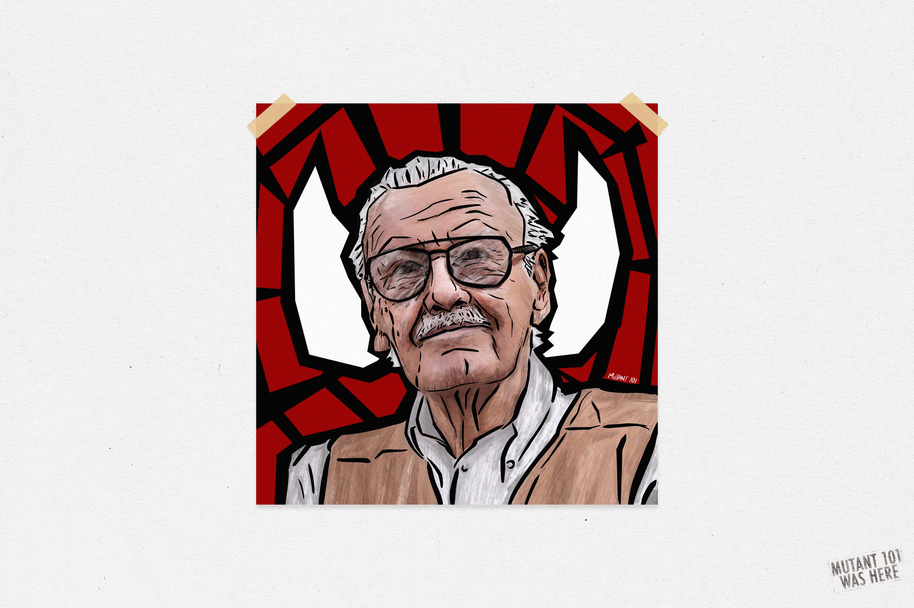 "The Man" Tribute Portrait of Stan Lee