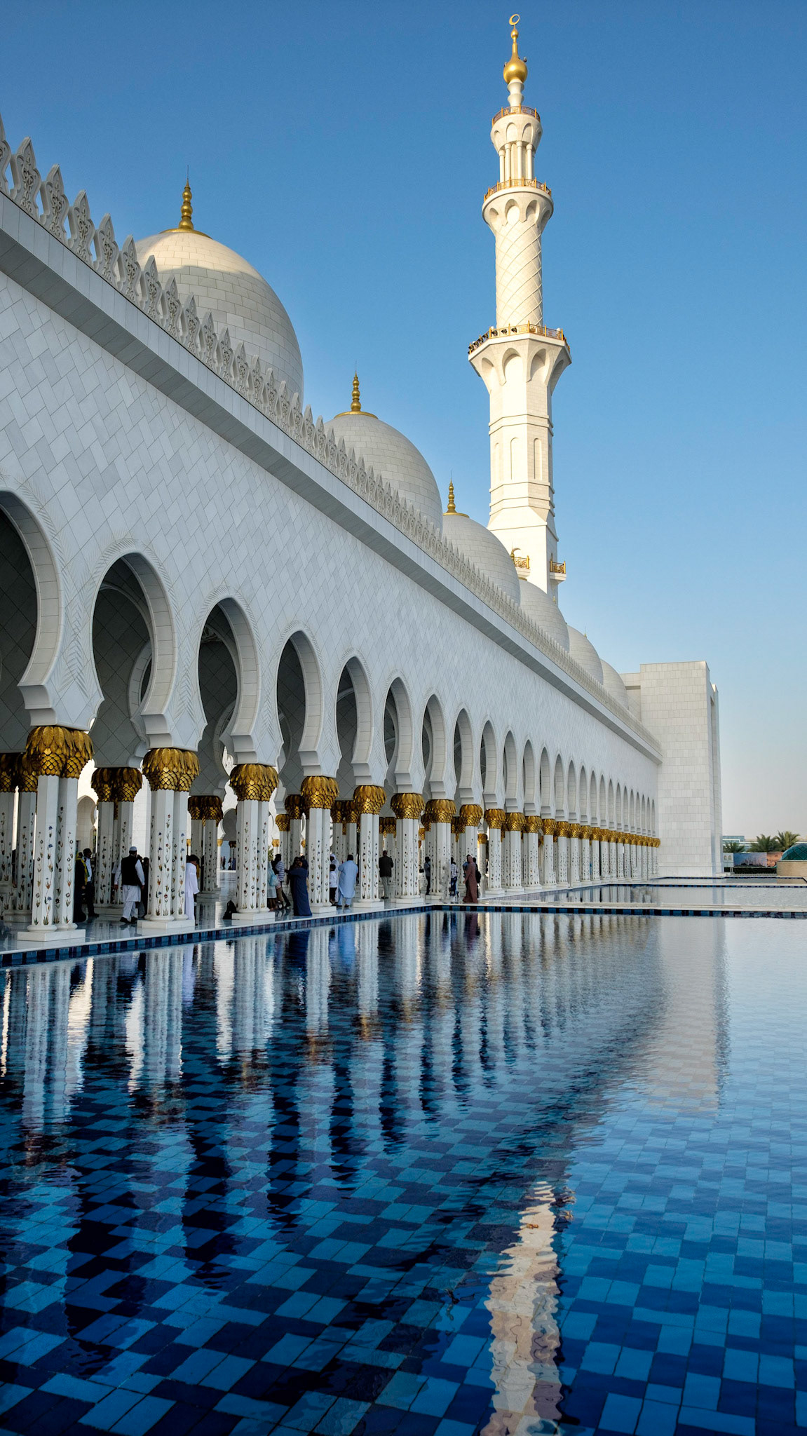Reflecting Pool - Sheikh Zayed Mosque, Abu Dhabi, UAE