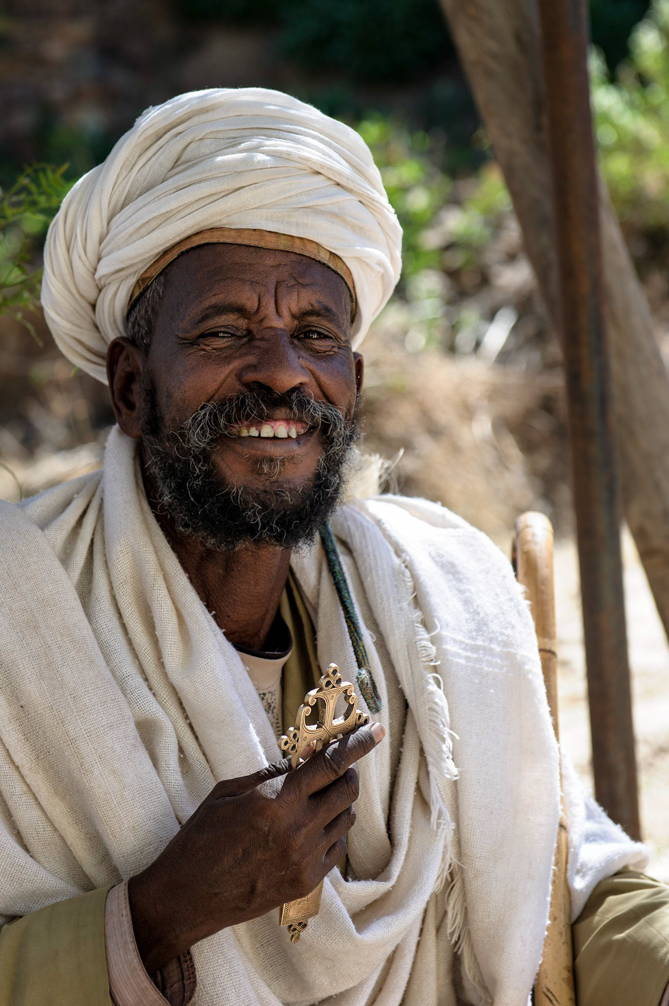 Monk - Temple of Yeha - Yeha, Ethiopia